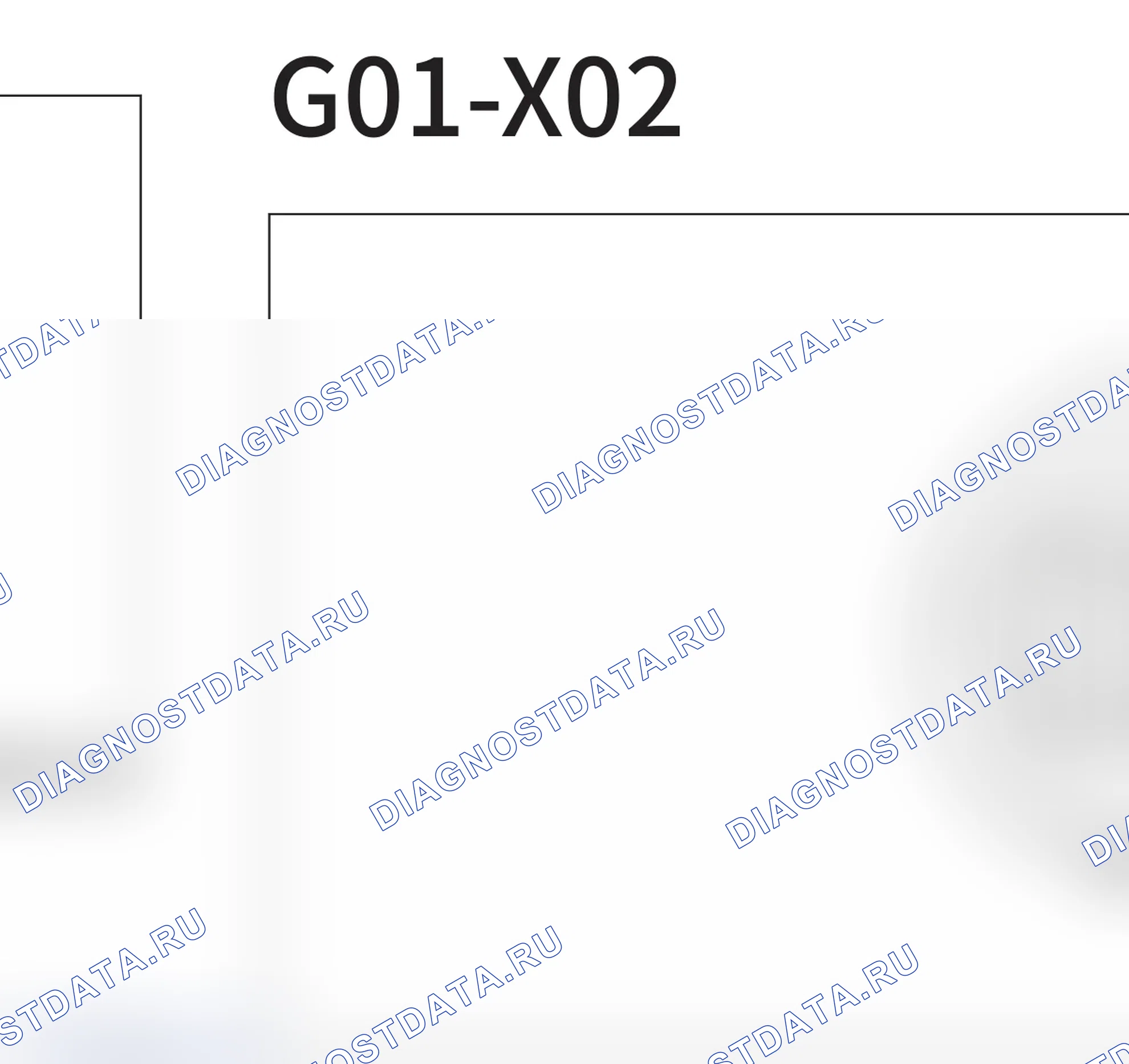 Распиновка разъёма G01-X02 — внешний вид и назначение контактов. Haval F5 I