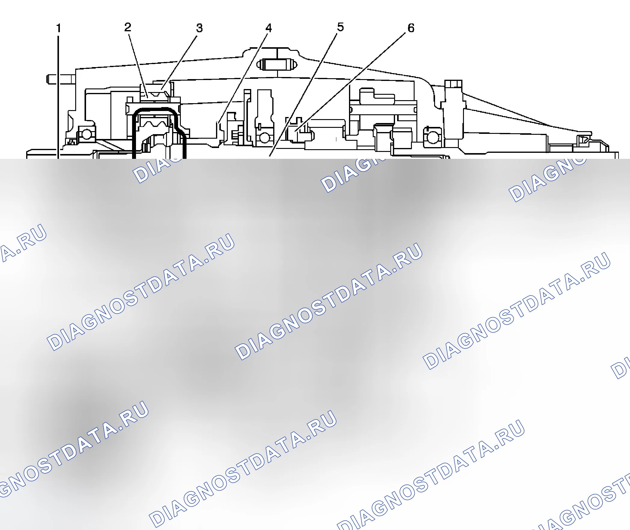 Рис. 41: Поток мощности в режиме блокировки 4LO. Hummer H3 I
