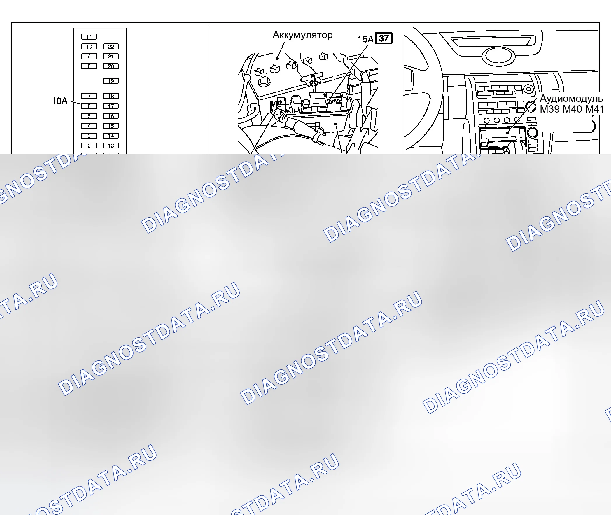 Рис. 178: Расположение компонентов. Infiniti G35 III