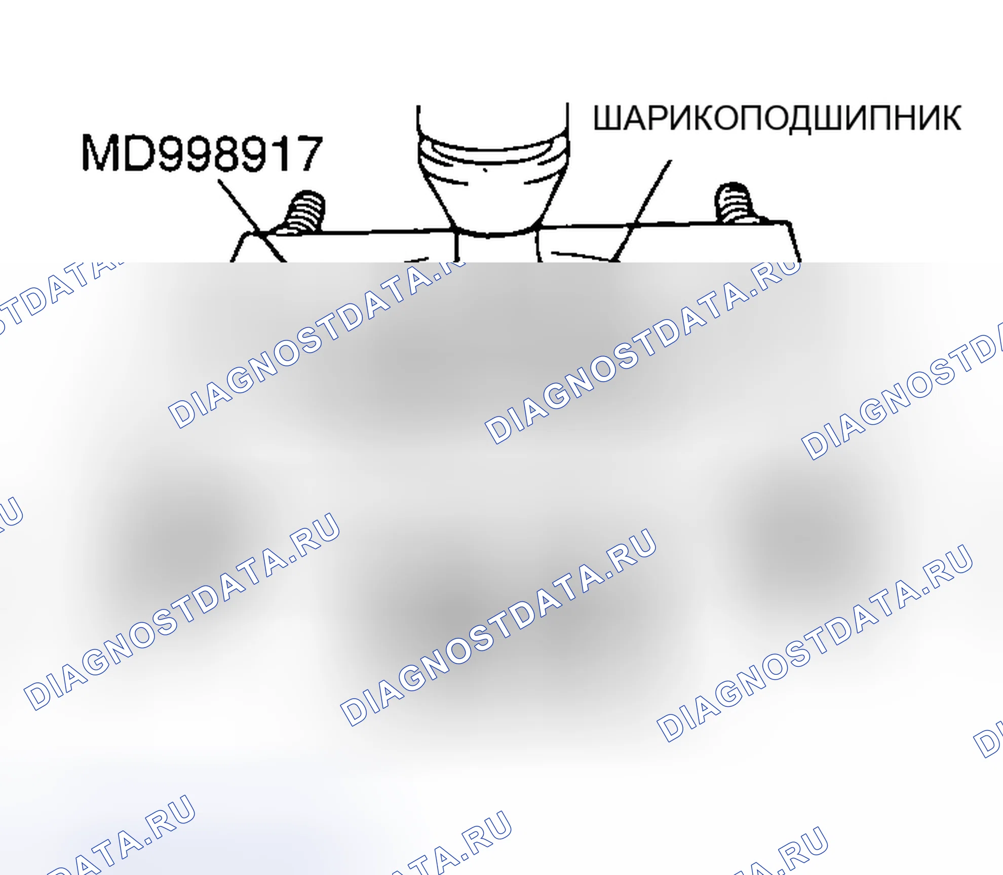 Рис. 156: < < A > > ДЕМОНТАЖ ШАРИКОПОДШИПНИКА. Mazda MX-5 NA