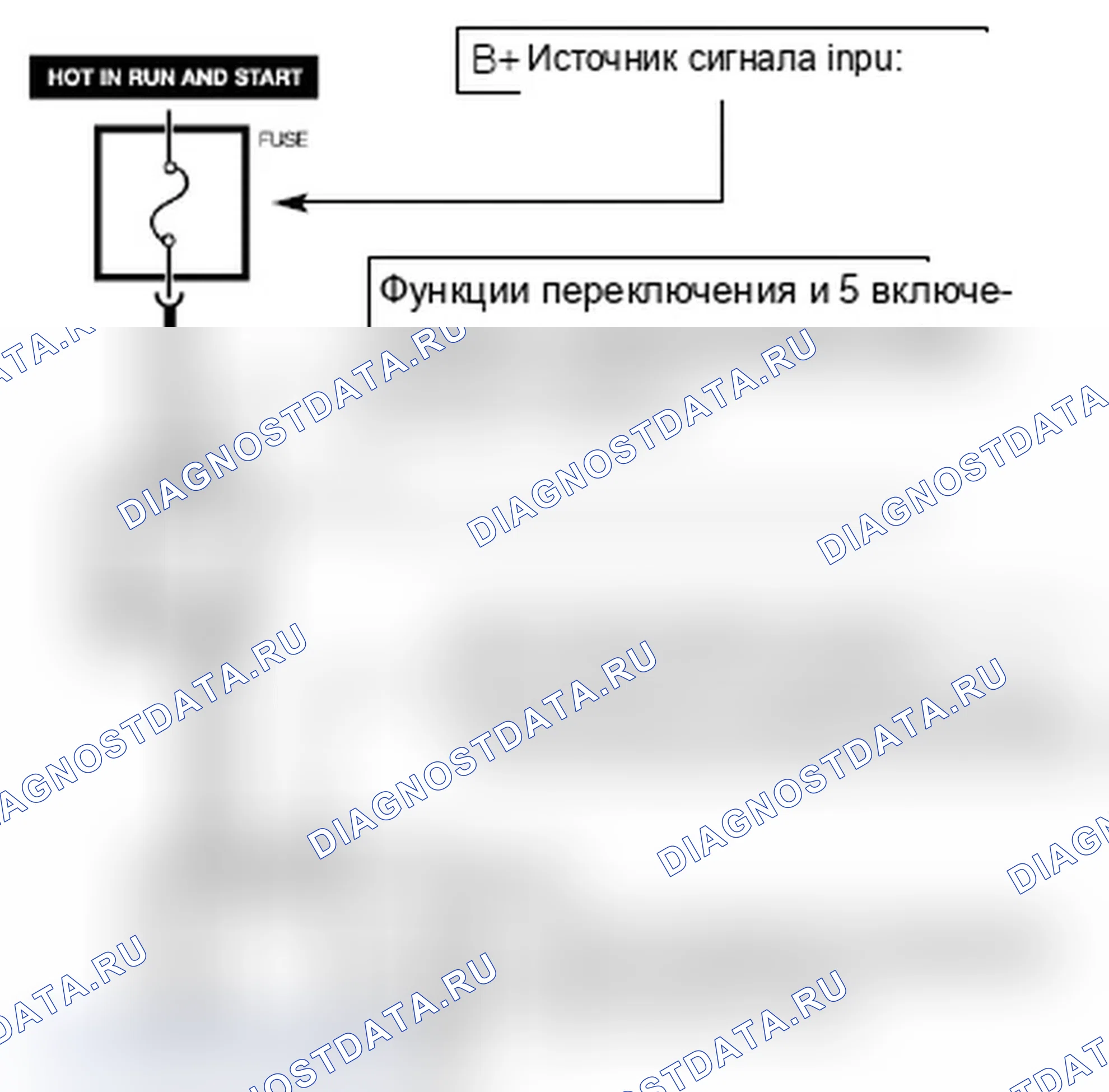 Рис. 169: Переключаемый сигнал B + (высокий/низкий). MINI Cooper I