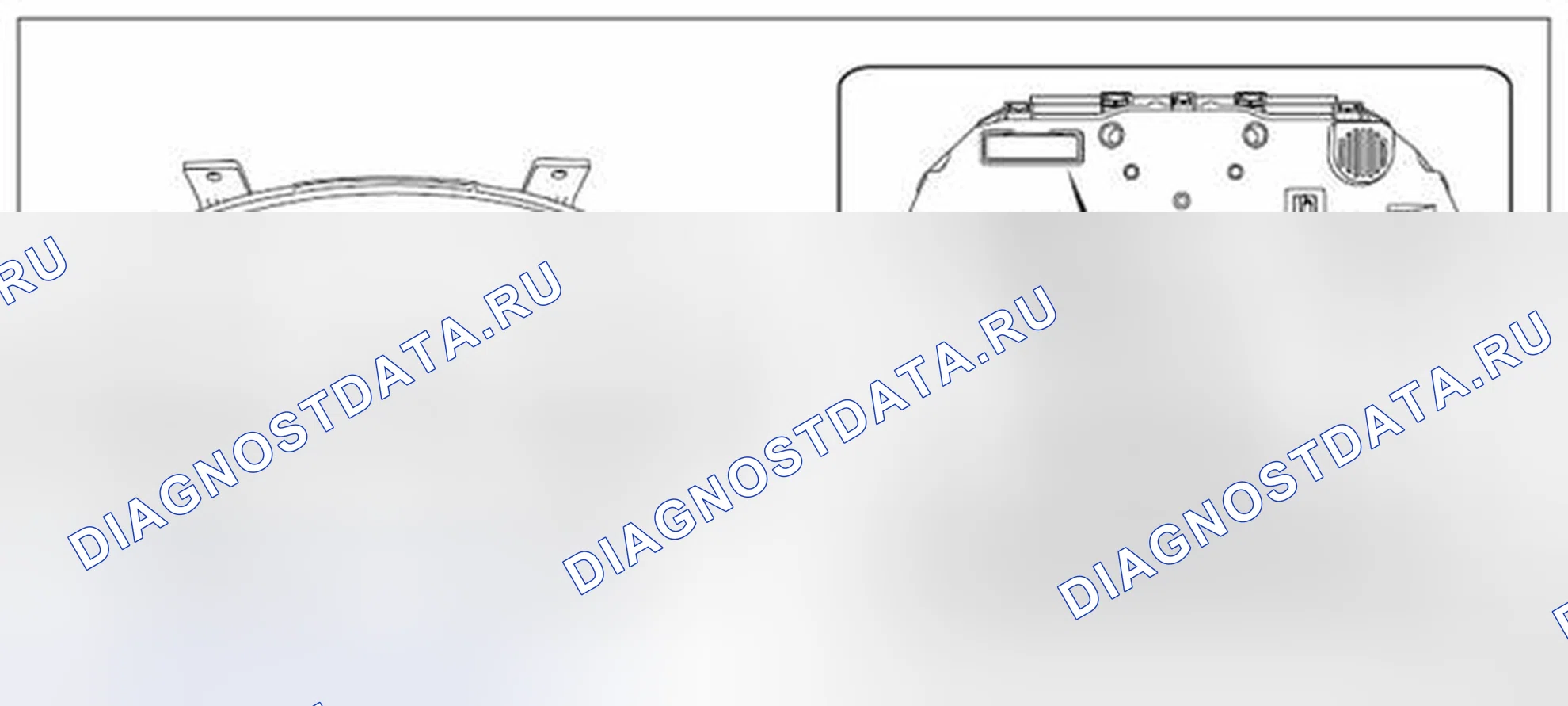 Рис. 24: РАСПОЛОЖЕНИЕ КЛЕММ КОМБИНИРОВАННОГО ИЗМЕРИТЕЛЬНОГО ПРИБОРА. Subaru Outback BR рестайлинг