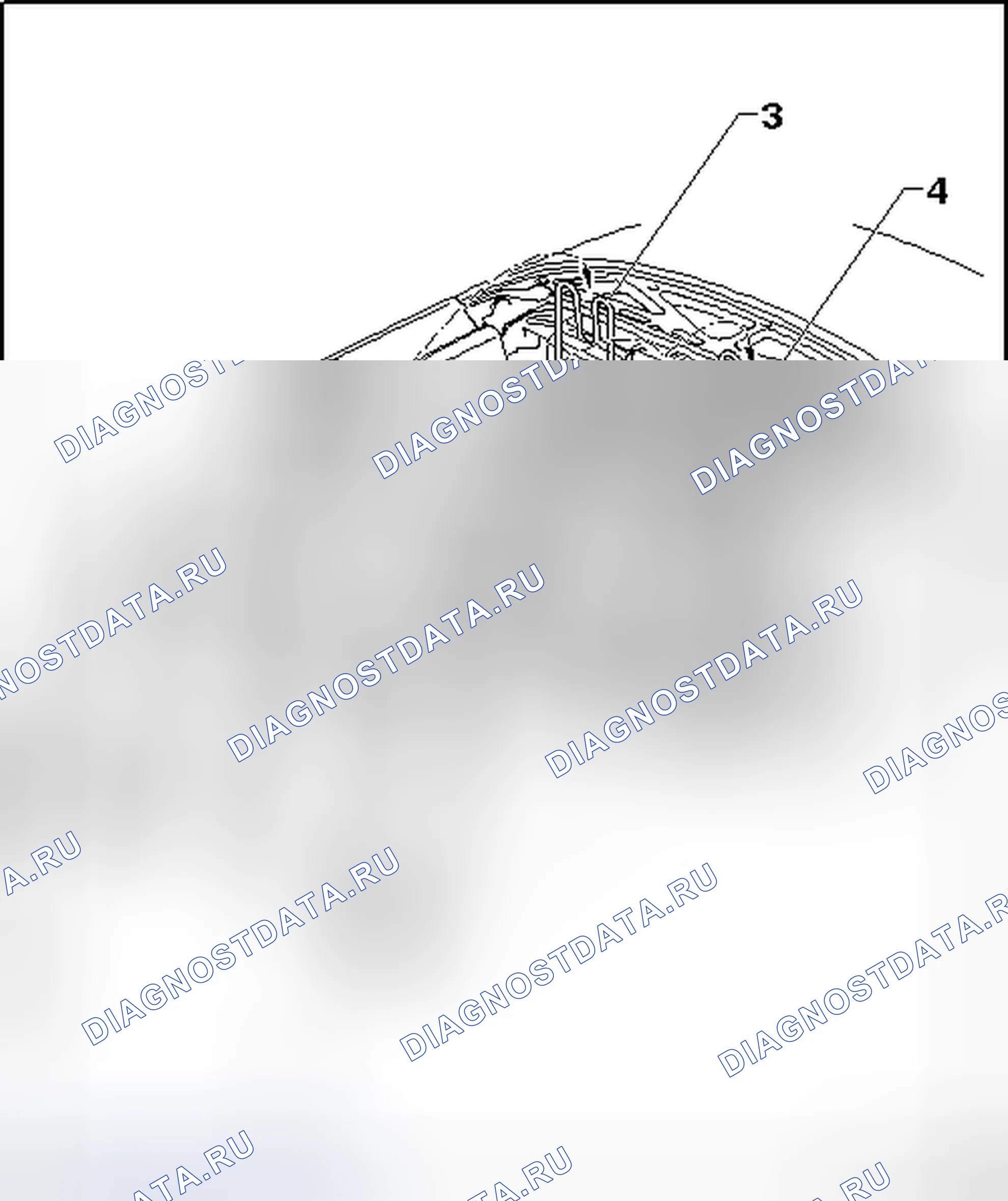 Рис. 74: СПИНКА. Volkswagen Eos I