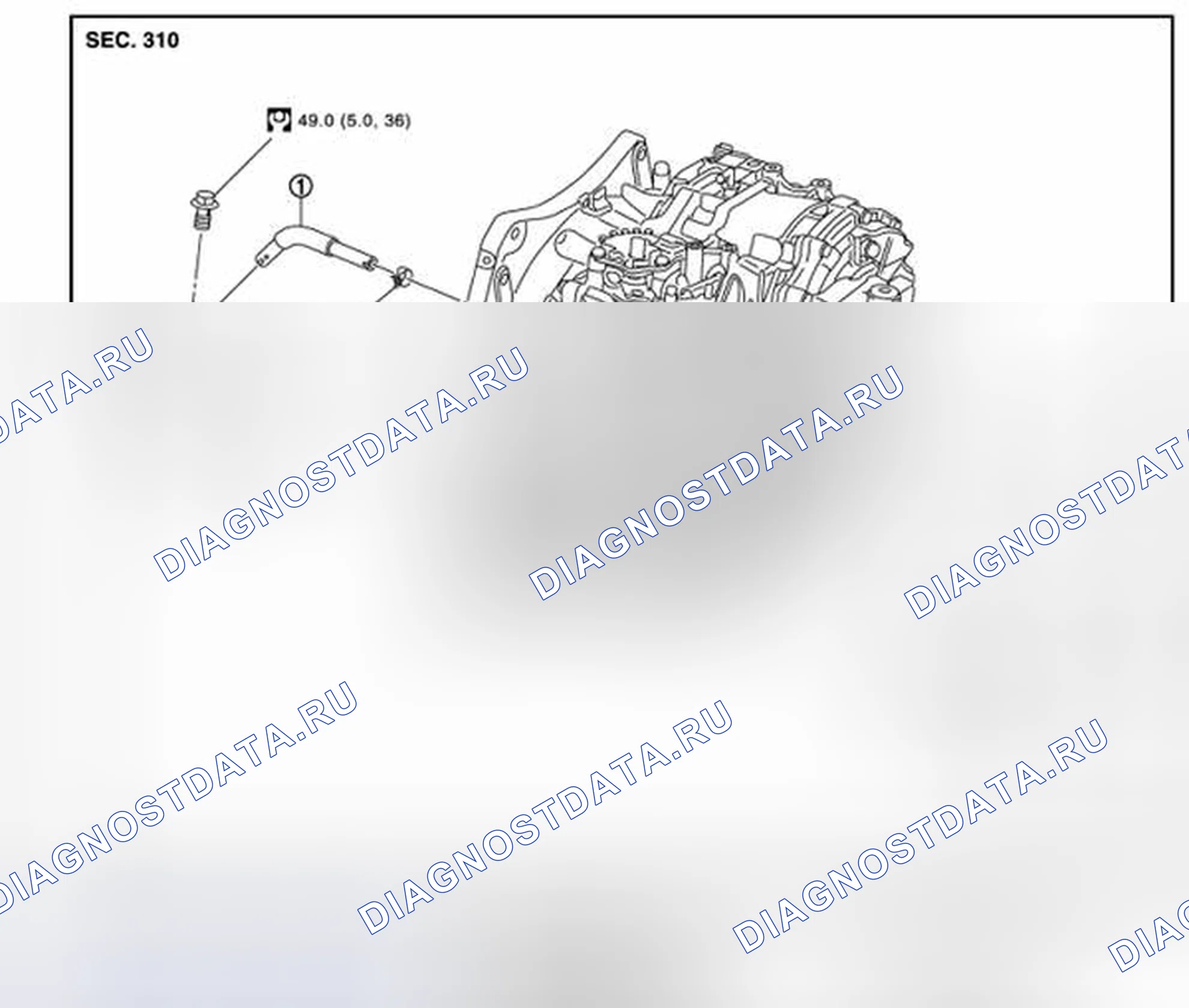Рис. 23: РАСПОЛОЖЕНИЕ КОМПОНЕНТОВ. Nissan Cube III