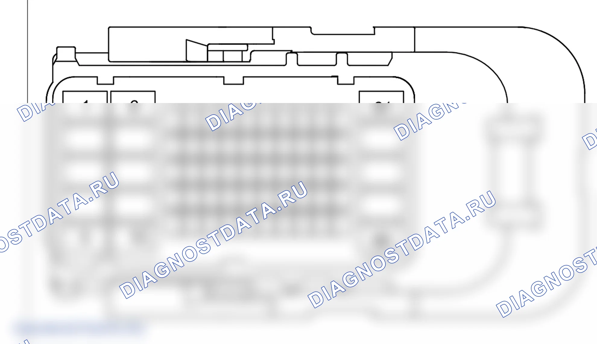 Распиновка разъёма B01a-X02(B) — внешний вид и назначение контактов. Wey Coffee 01 I рестайлинг