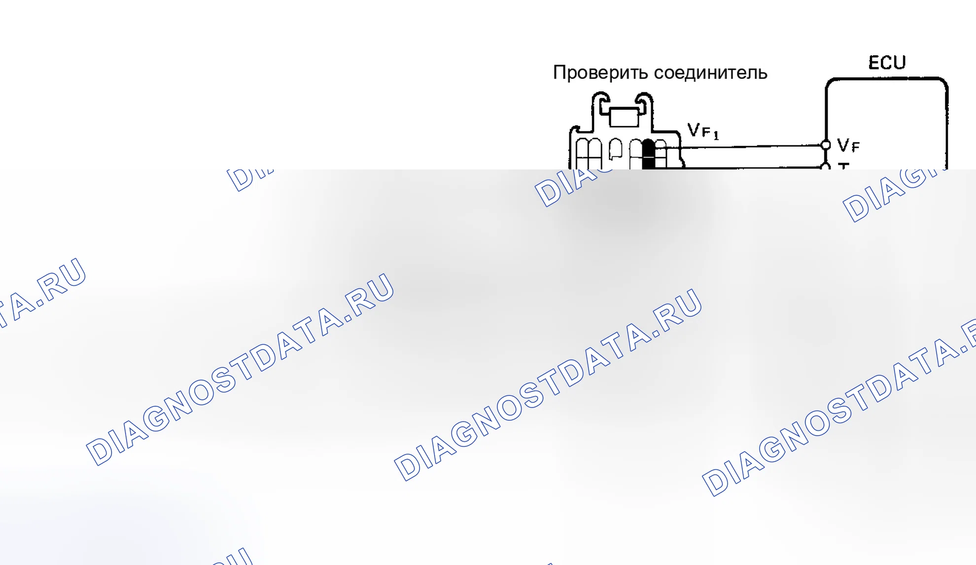 Рис. 89: Схема кодового 21/проверка № 3 (4Runner) сигнала датчика кислорода. Toyota 4Runner II