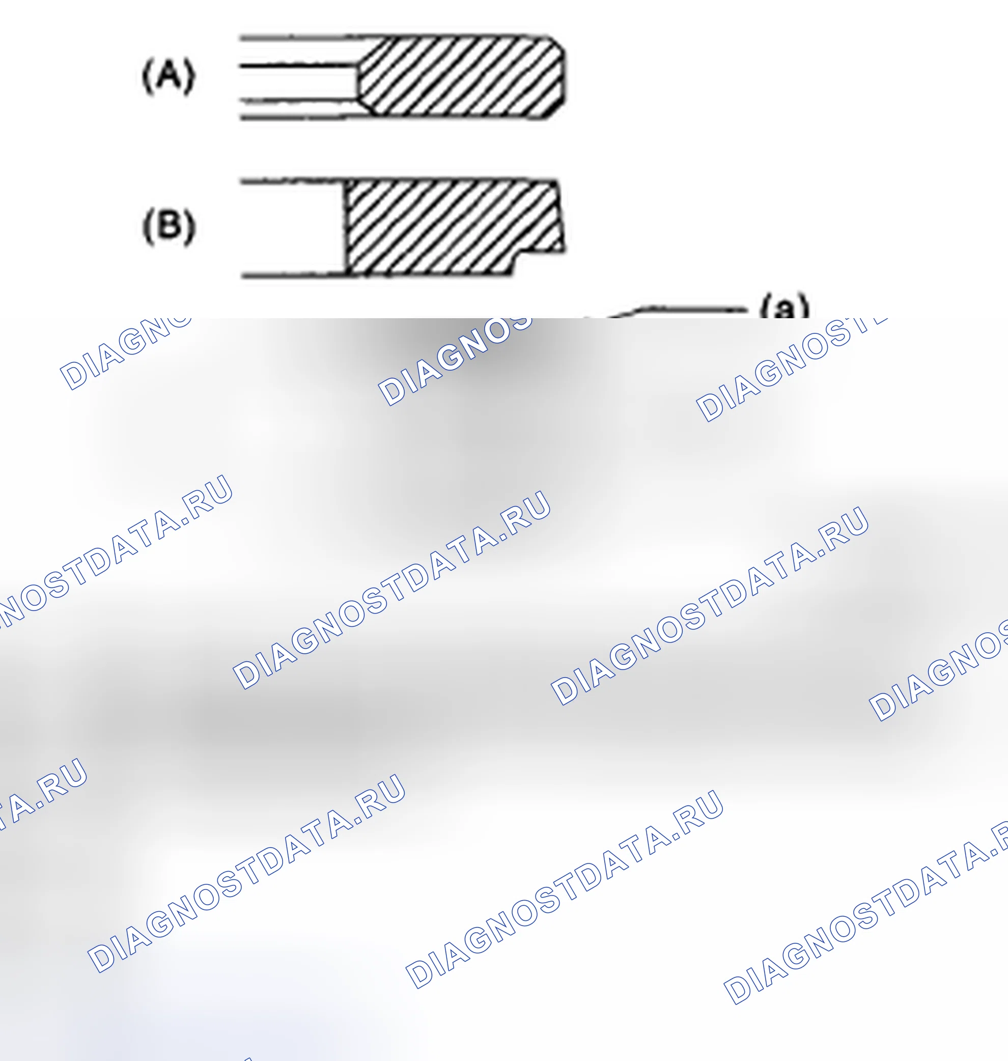 Рис. 643: ПОРШНЕВОЕ КОЛЬЦО. Subaru Outback BP рестайлинг