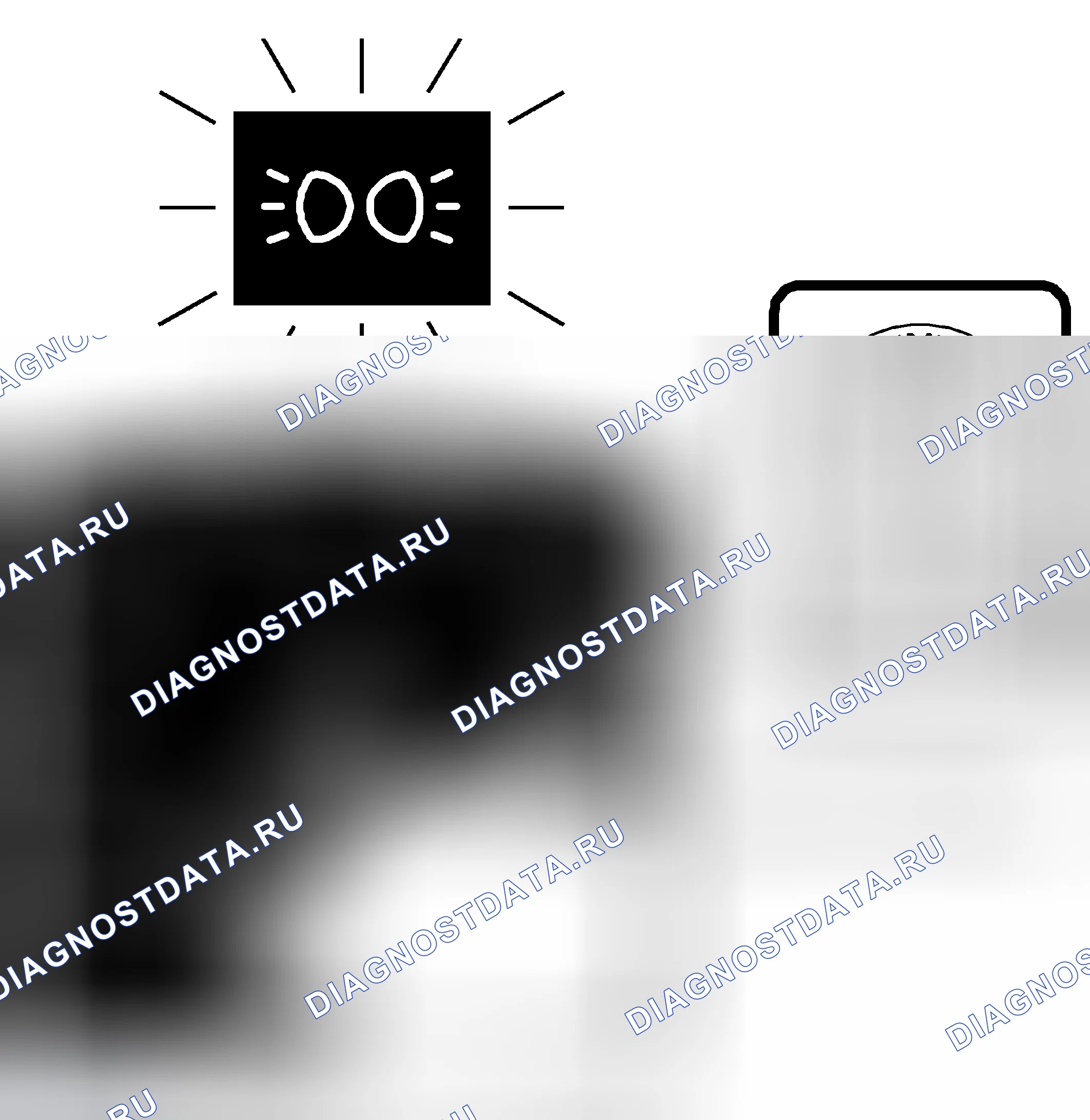 Рис. 58: Световой индикатор включения. Kia Picanto II рестайлинг