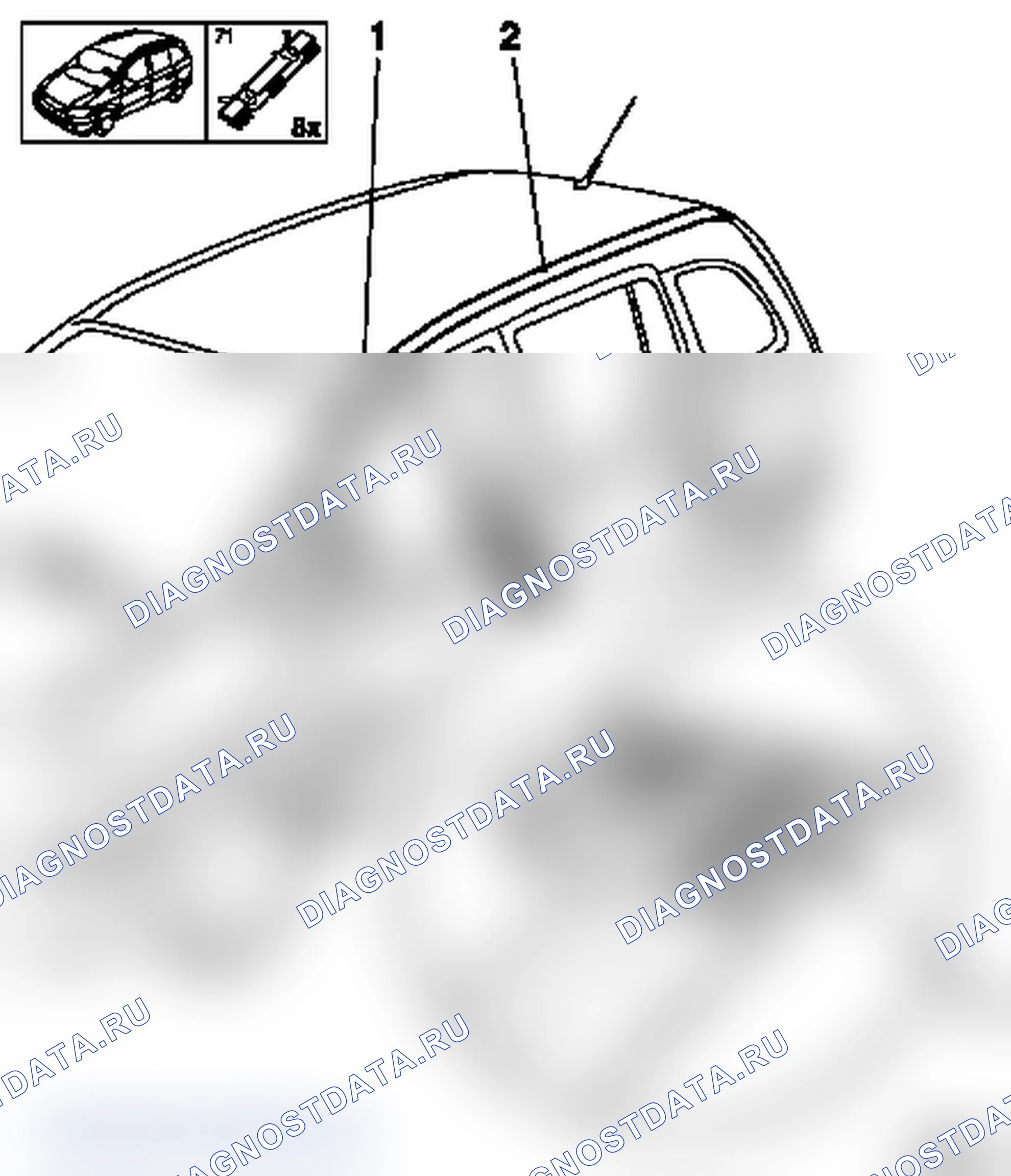 Снять и установить потолочную планку. Opel Zafira A рестайлинг