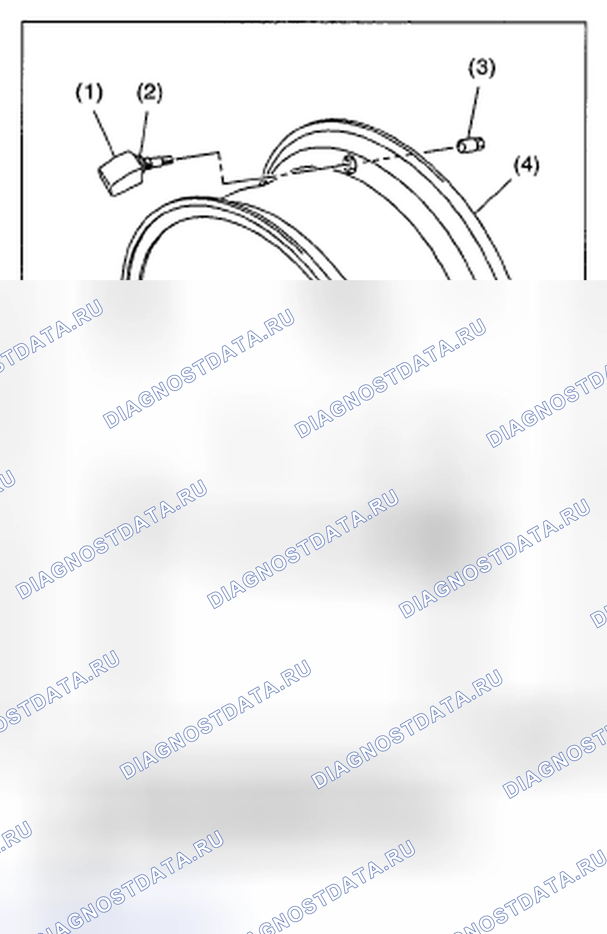 Рис. 5: ПЕРЕДАТЧИК (ДАТЧИК ДАВЛЕНИЯ В ШИНЕ). Subaru Tribeca WX рестайлинг