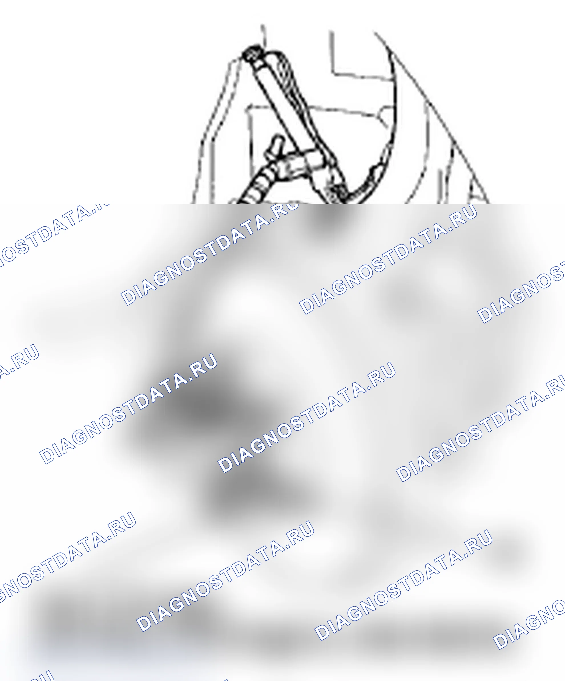 Рис. 8: Проверка люфта конца подшипника колеса. Acura RL II рестайлинг