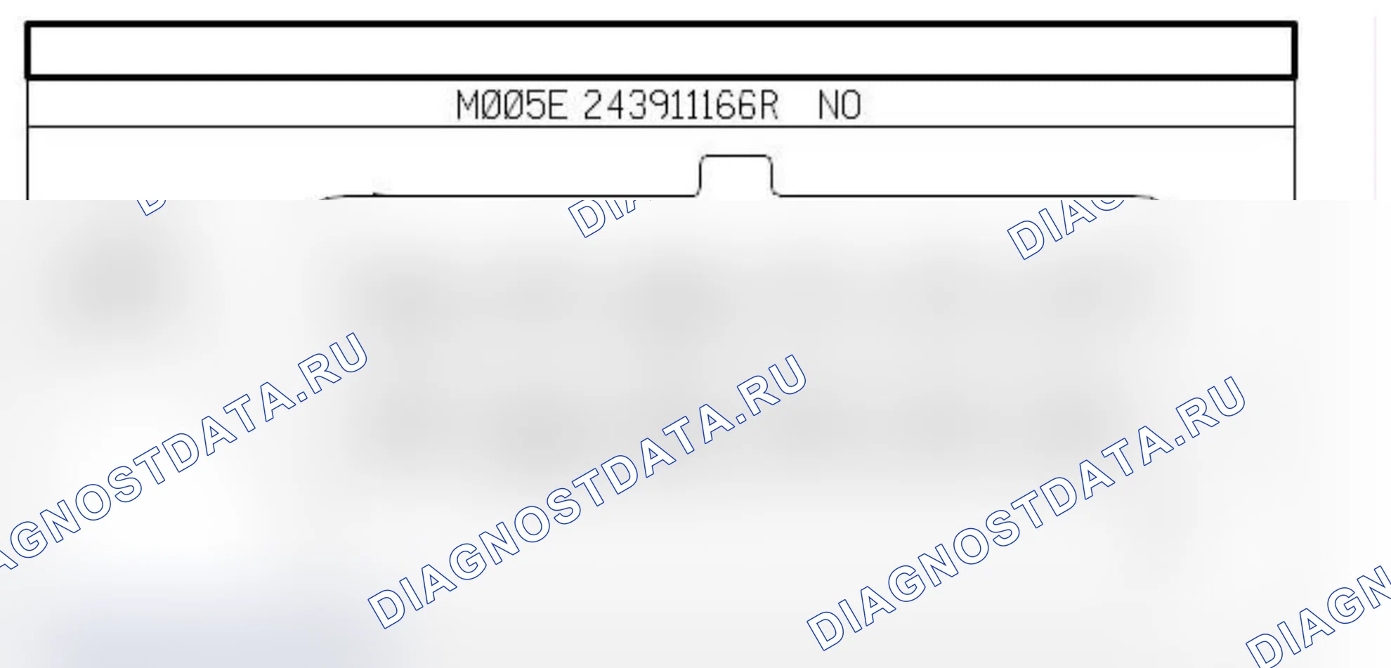 Распиновка разъёма R536 — Соединение проводки распред. коробки/проводки тягового электродвигателя. Renault Zoe I