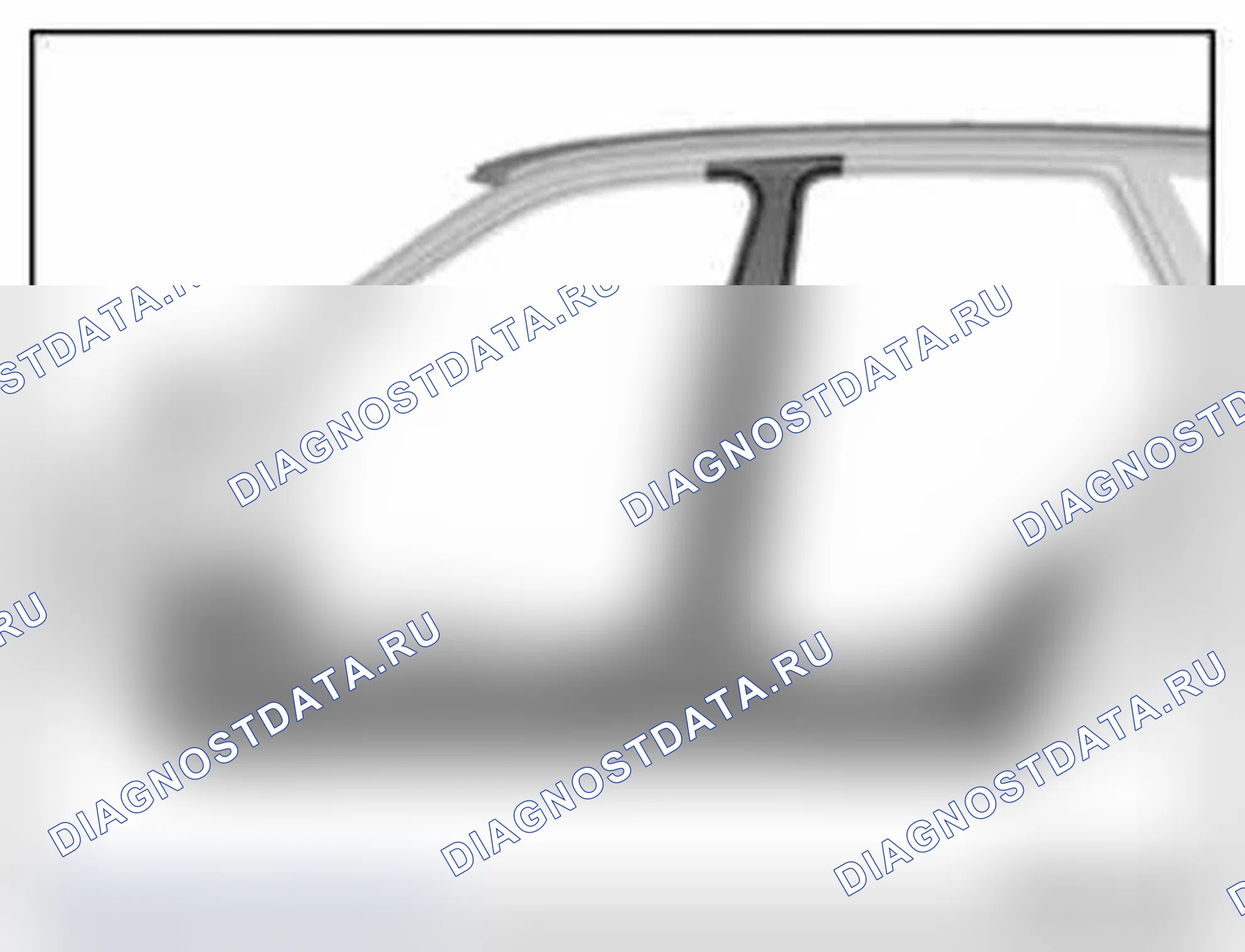 Рис. 10: Стойка двери, средняя. BMW X5 M E70