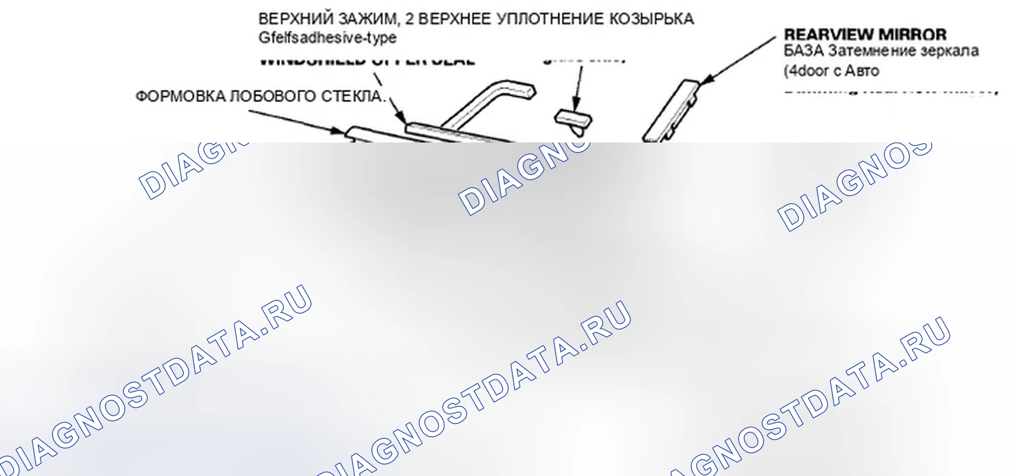 Рис. 100: Указатель расположения компонентов. Honda Accord VIII