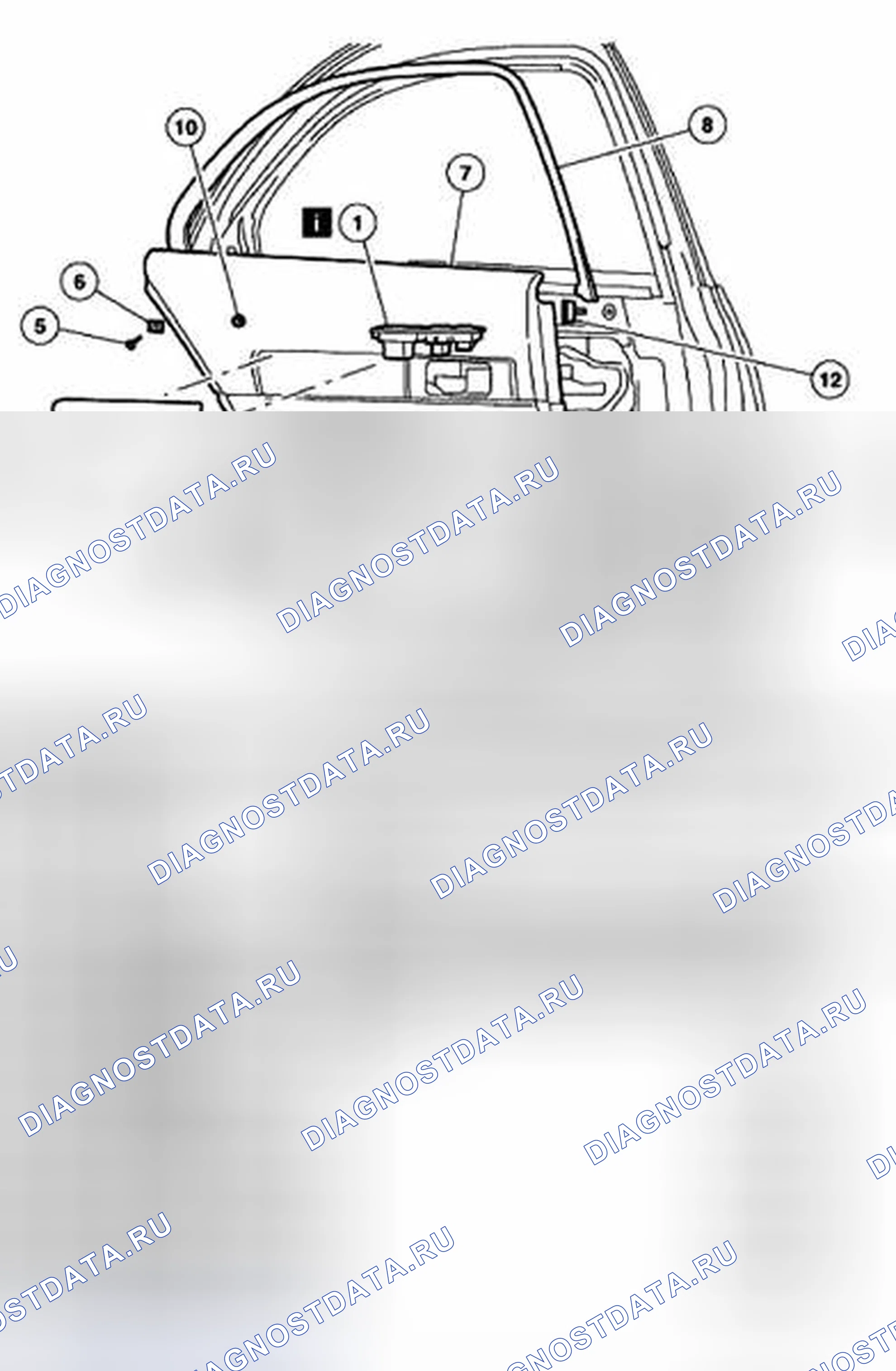 Рис. 19: обивка задней двери. Hyundai ix25 II