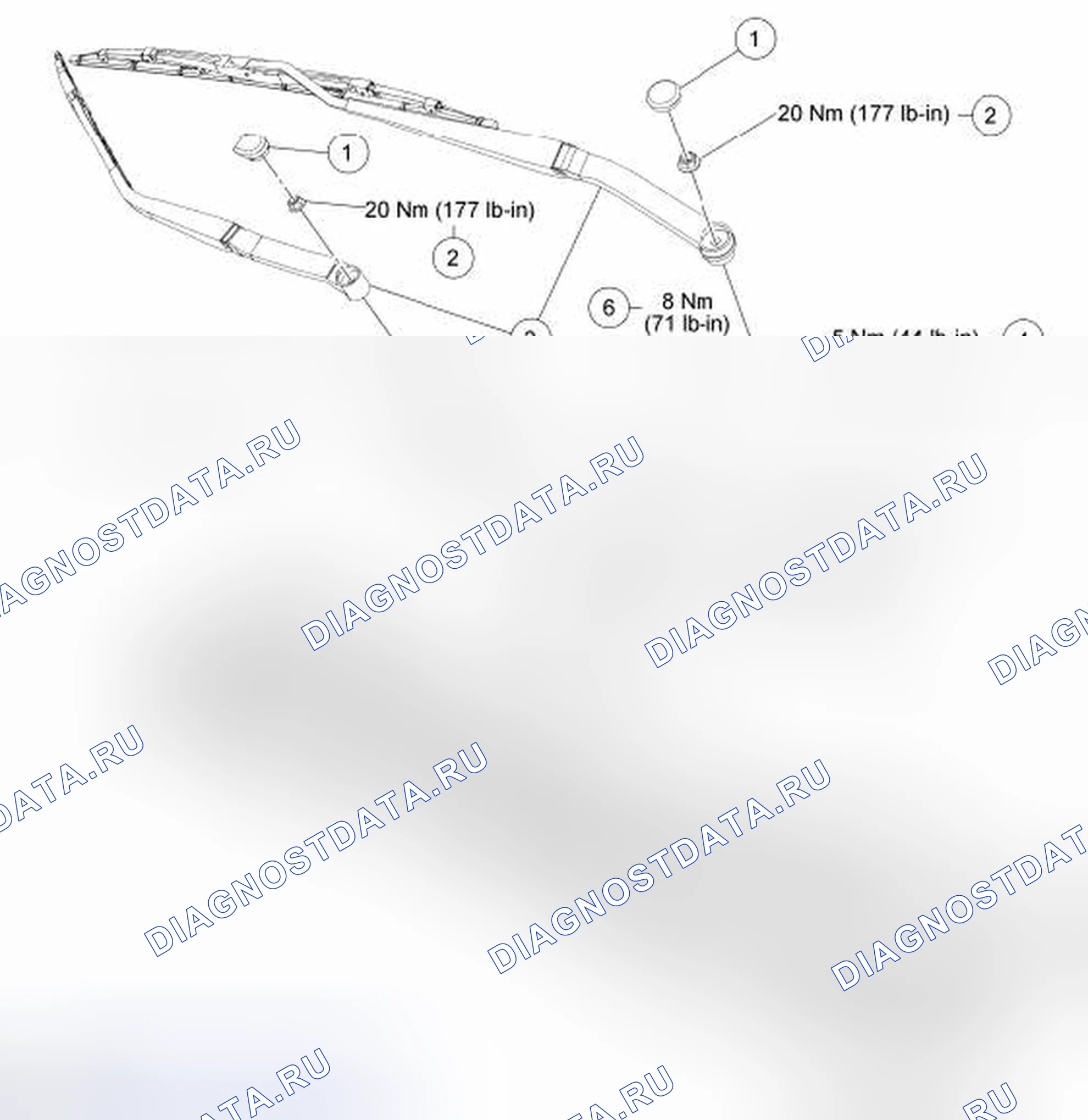 Рис. 32: Стеклоочистители. Hyundai Lafesta I