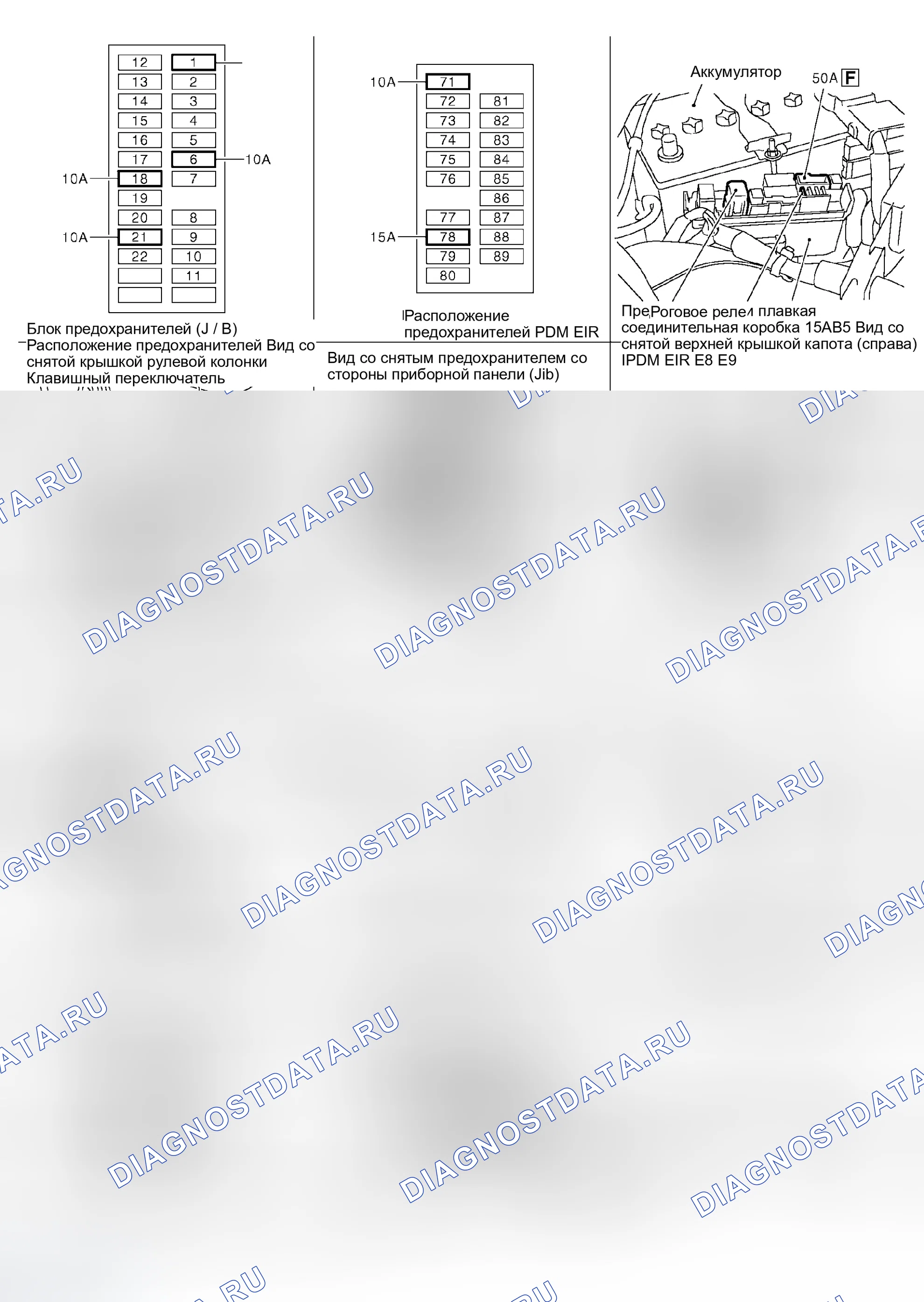 Рис. 815: РАСПОЛОЖЕНИЕ КОМПОНЕНТОВ И КАБЕЛЬНЫХ ЖГУТОВ. Infiniti G35 III