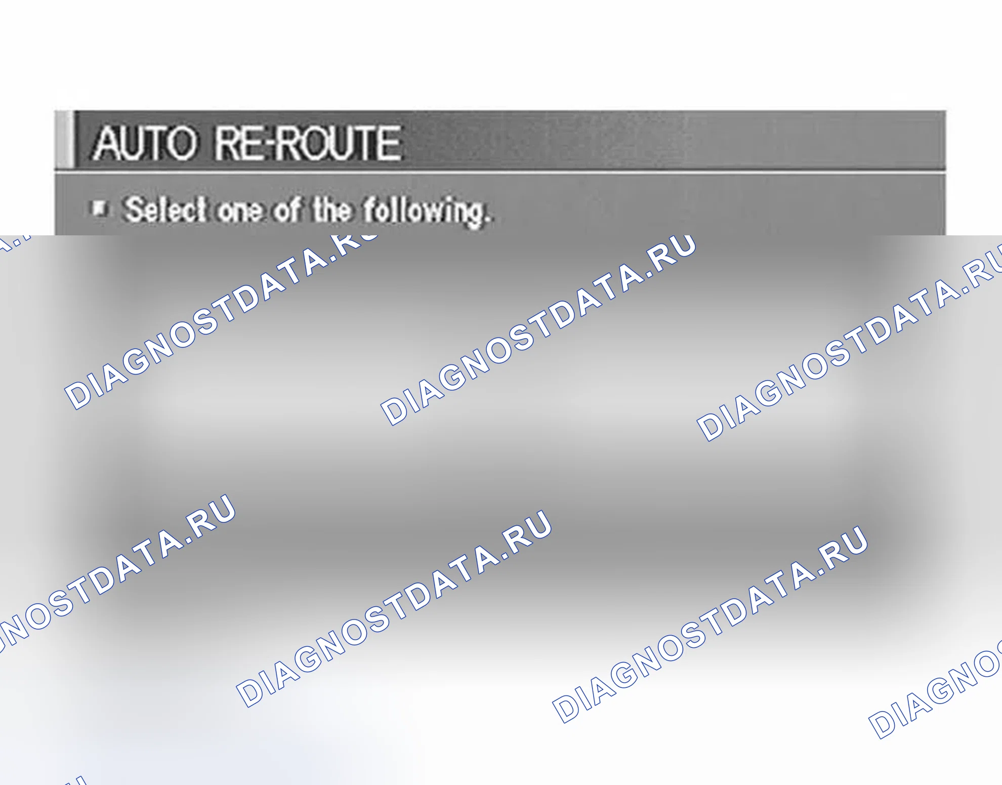 Рис. 111: РЕЖИМ " AUTO RE-ROUTE ". Infiniti G35 III