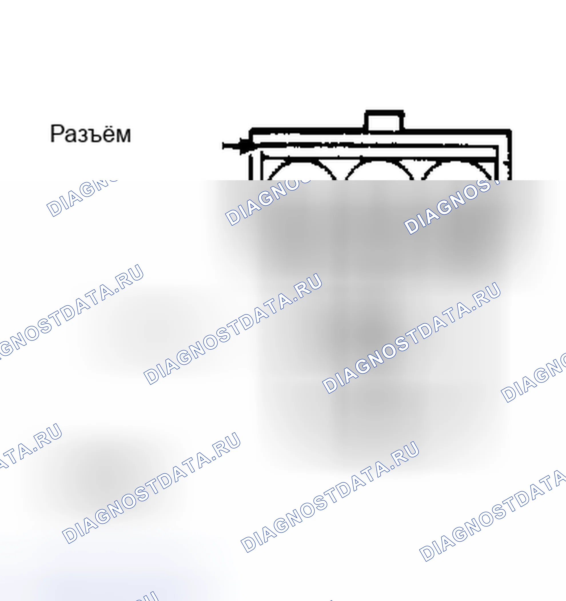 Рис. 9: Соединитель топливомера Модели Galant и Starion показаны. Предоставлено Chrysler Motors.. Mitsubishi Galant V
