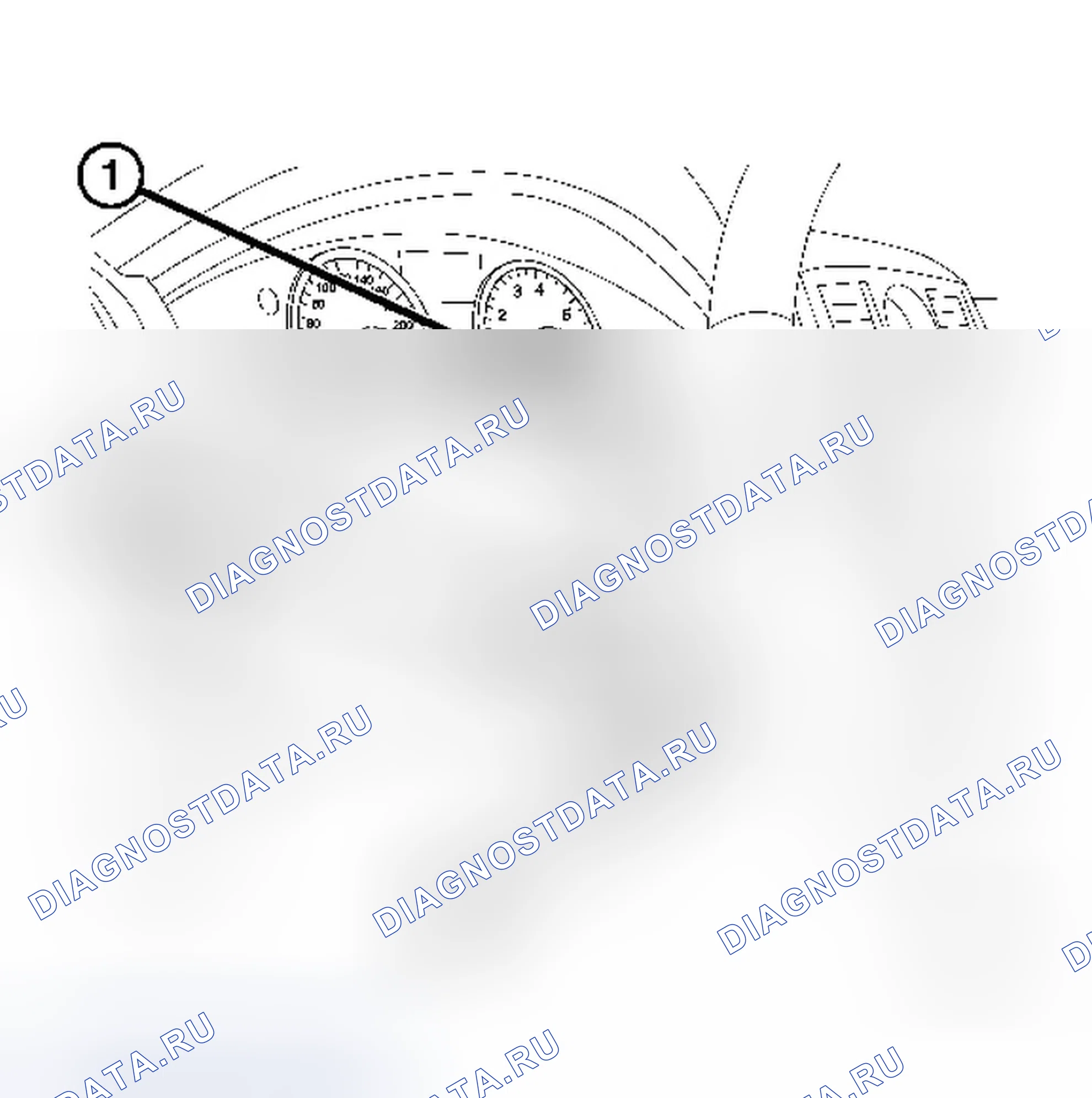 Рис. 65: МНОГОФУНКЦИОНАЛЬНЫЙ ПЕРЕКЛЮЧАТЕЛЬ. Dodge Magnum I рестайлинг