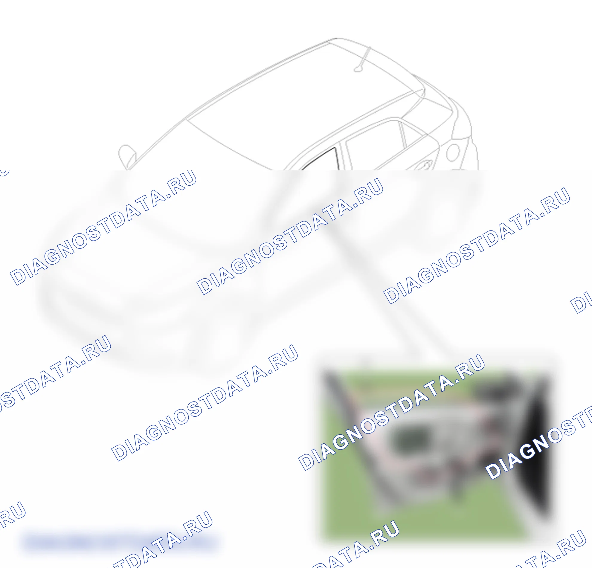 Расположение деталей стекла окна передней двери. Hyundai i20 GB