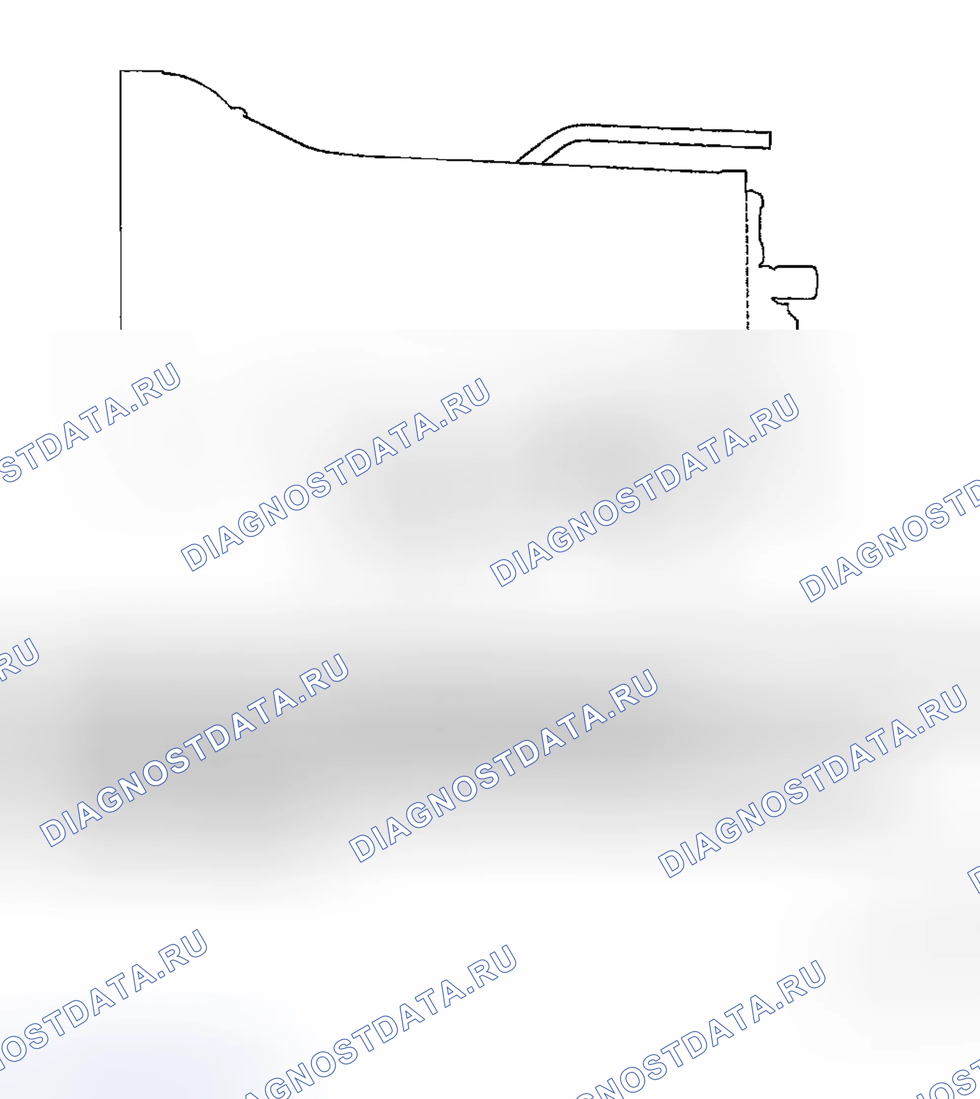 Рис. 343: Эталон заполнения жидкостью. Hyundai ix20 I рестайлинг