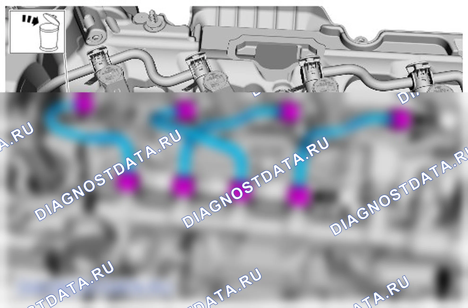 Как снять присоединяемые детали двигателя. Ford Transit VIII