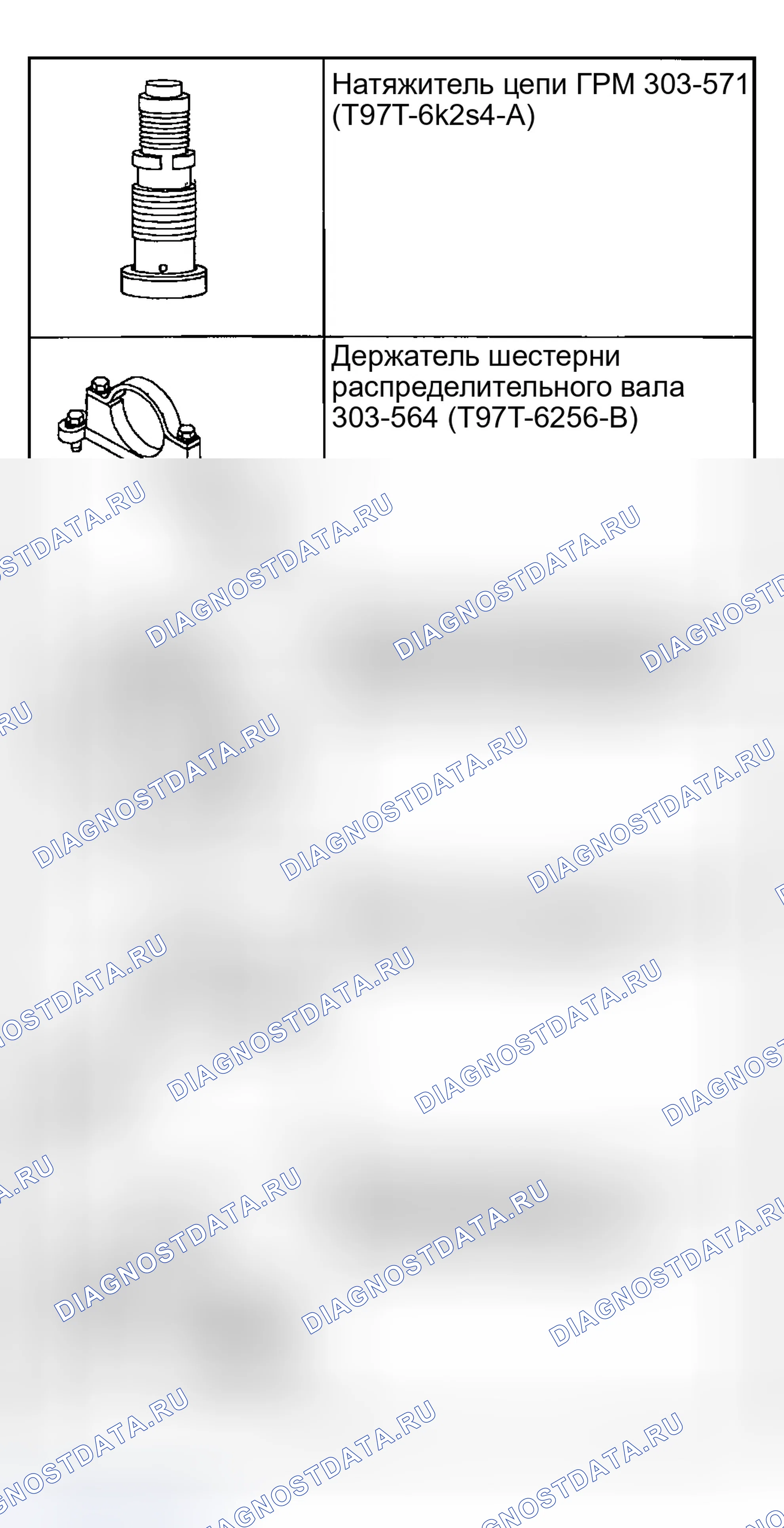 Рис. 484: Специальные инструменты. Ford Explorer Sport Trac I