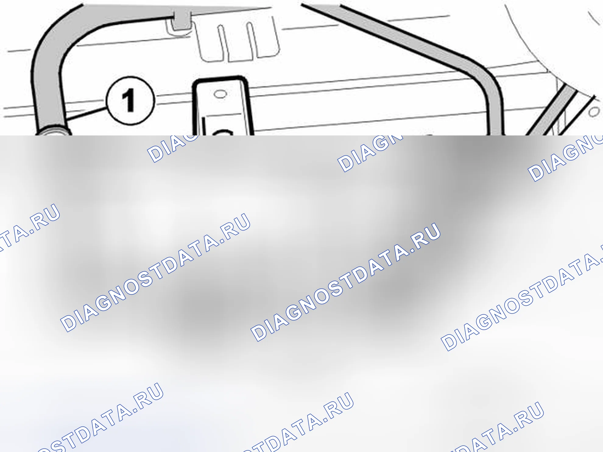 Рис. 78: ДЕМОНТАЖ КОНТЕЙНЕРА УГОЛЬНОГО ФИЛЬТРА. Volvo XC70 II