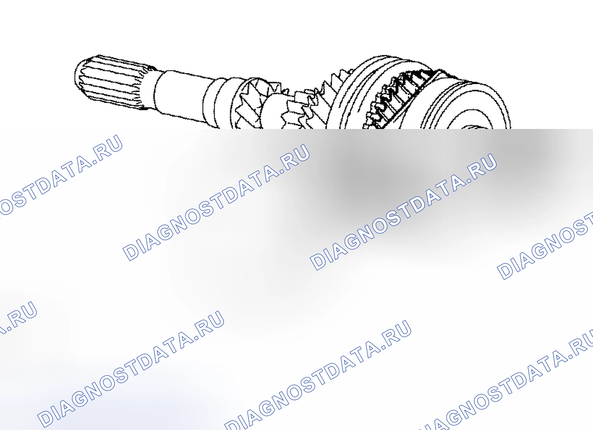 Рис. 220: КАПИТАЛЬНЫЙ РЕМОНТ механической трансмиссии (мкпп). Kia Sorento I