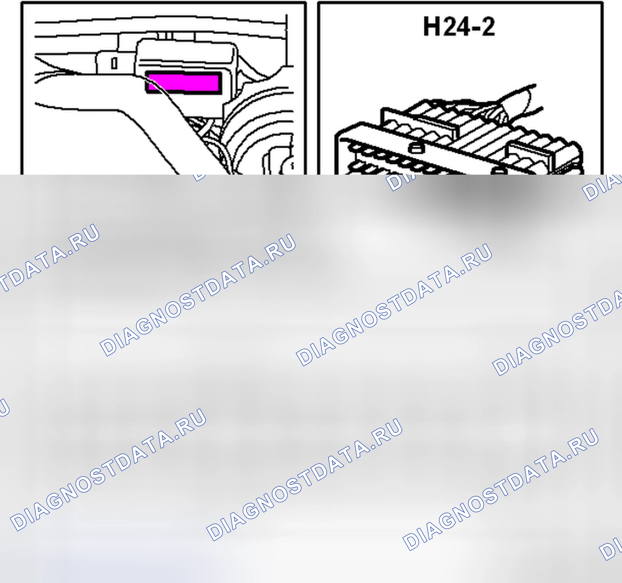 Рис. 147: Разъем H24-2. Kia Picanto III