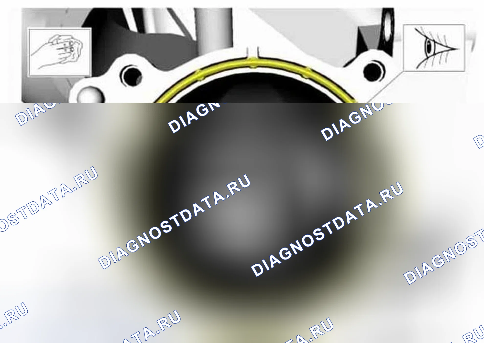 Рис. 46: Установка. Ford C-MAX II