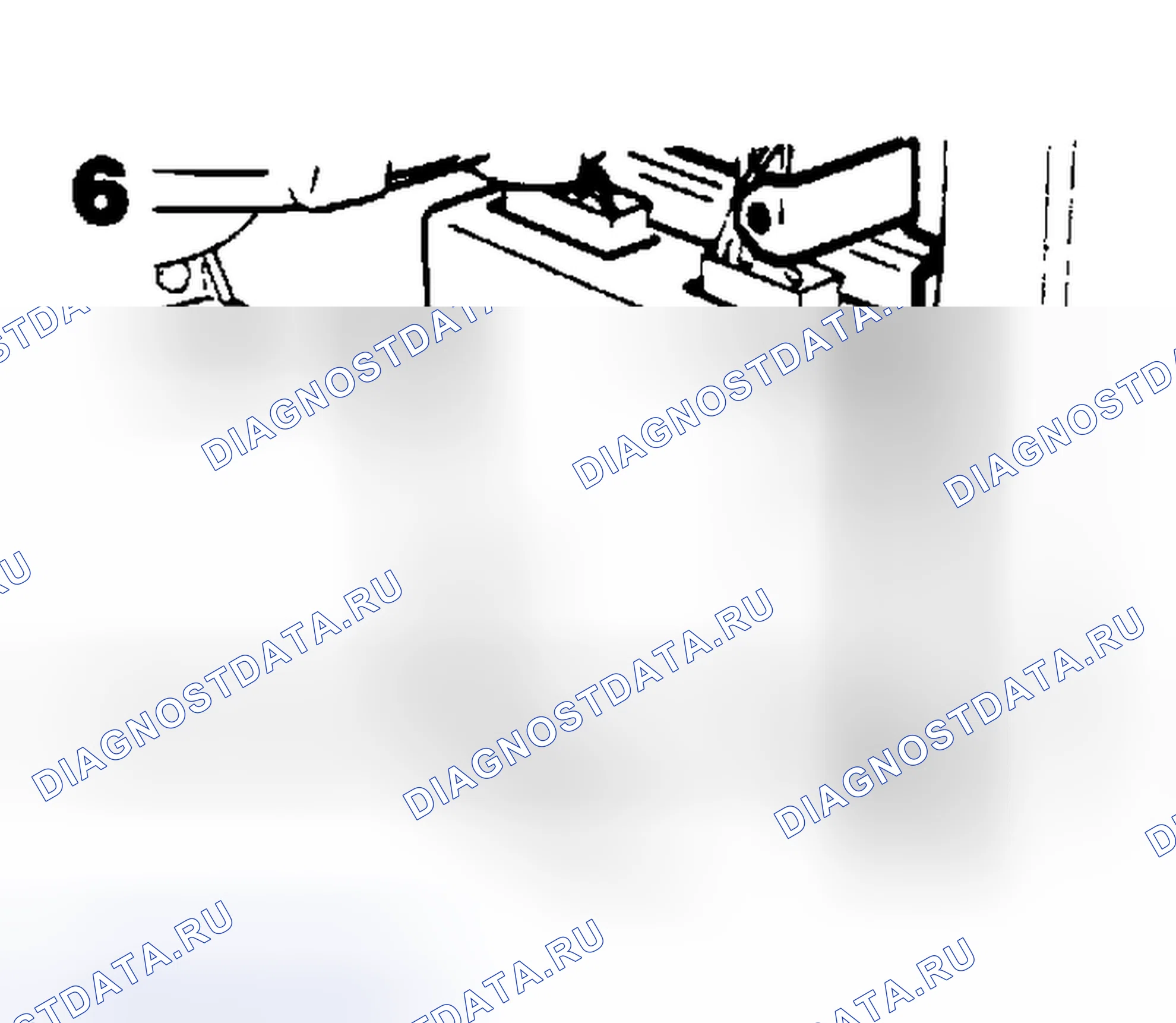 Рис. 6: Расположение компонентов (6 из 15). Mitsubishi Starion I