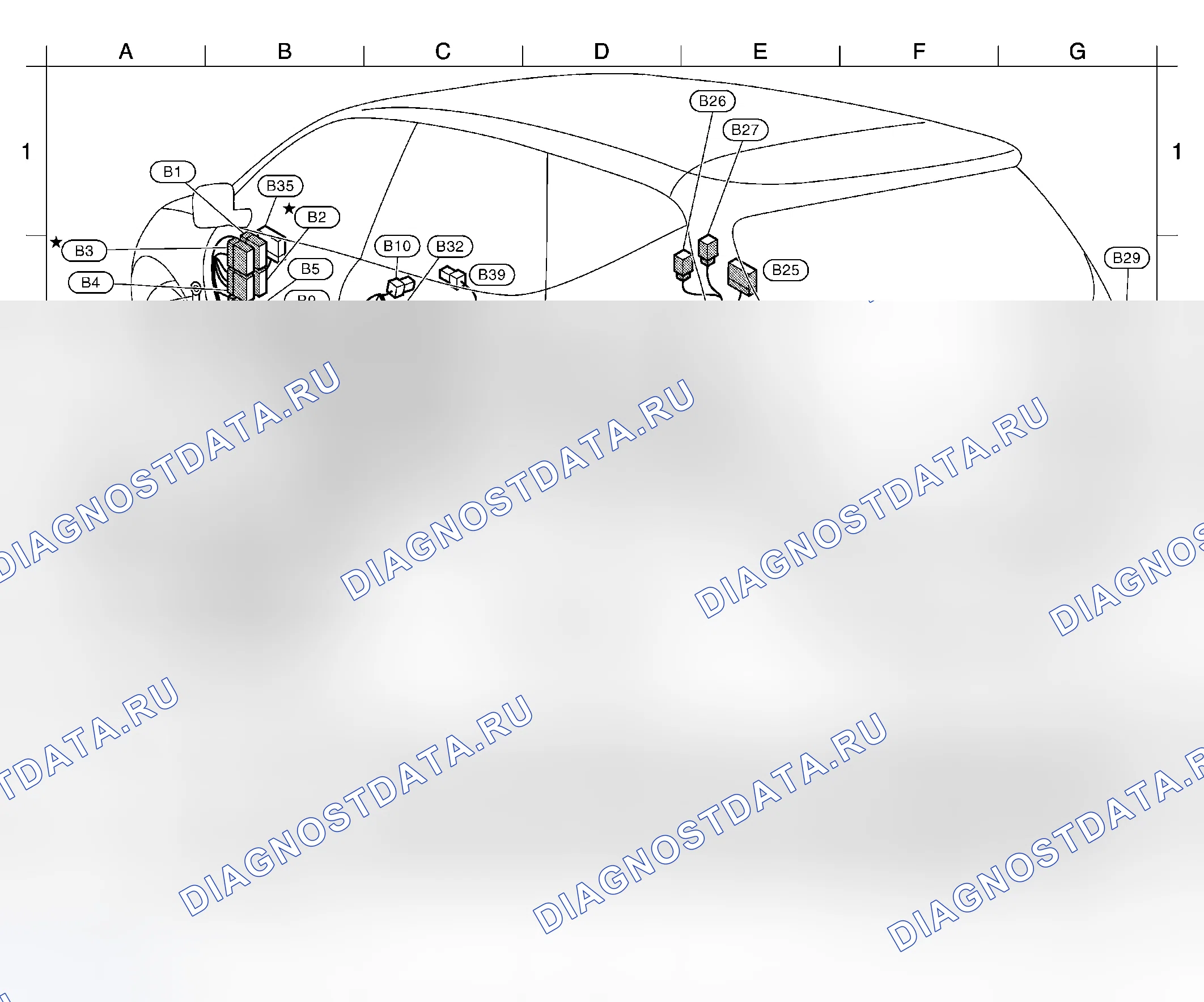 Рис. 62: СТРАХОВОЧНАЯ ПРИВЯЗЬ. Nissan Murano Z50