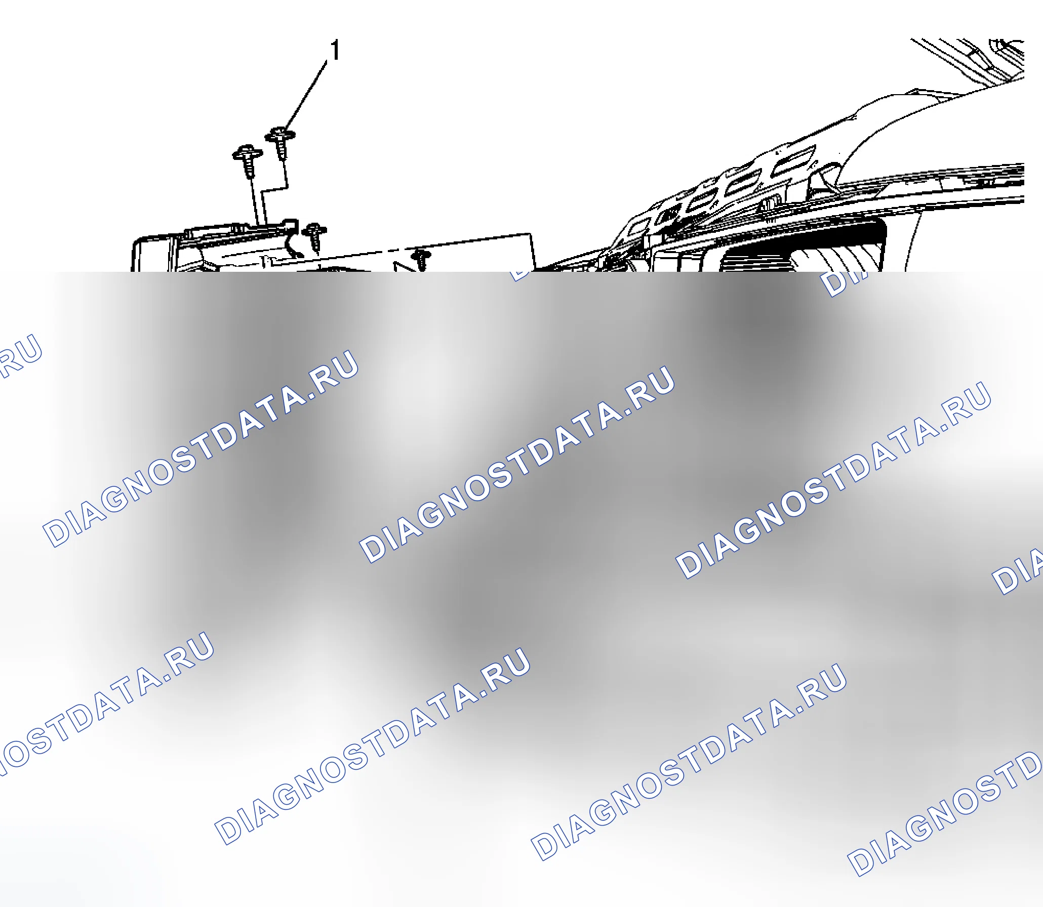 Рис. 27: Замена радиаторной решетки (GMC HD). GMC Cab & Chassis Sierra 3500 HD 
