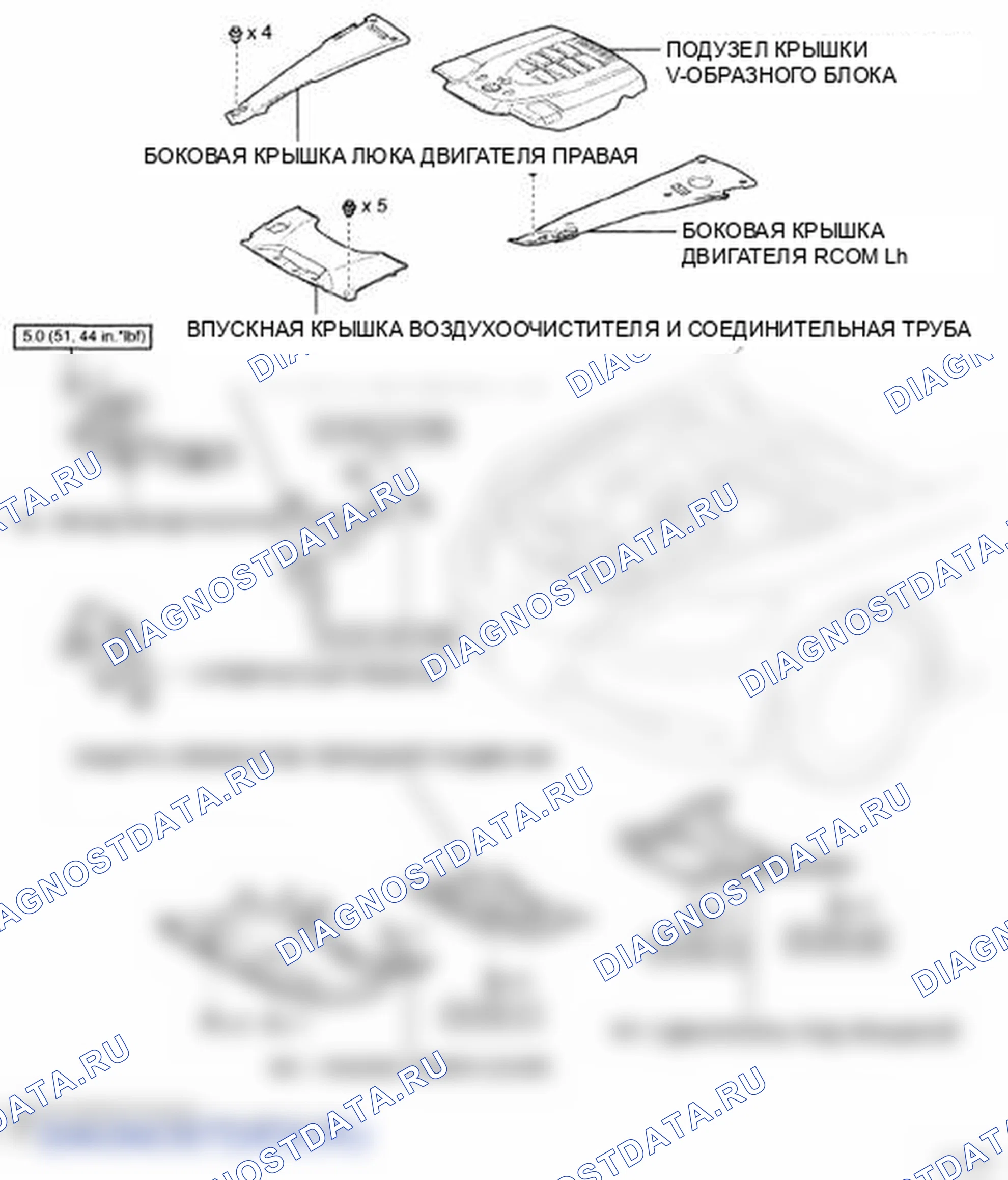 Рис. 1: КОМПОНЕНТЫ. Lexus LS IV