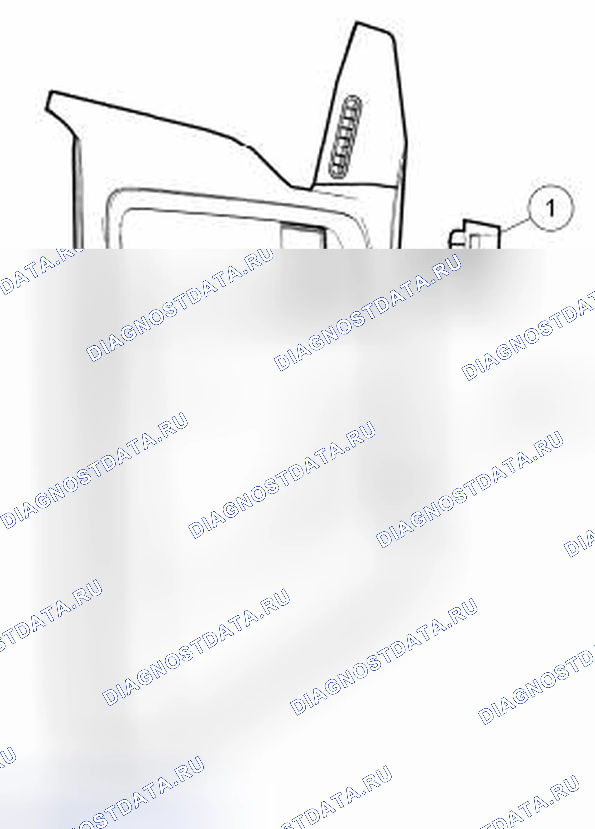 Рис. 48: Внутренняя ручка двери - передняя. Ford F-150 XII