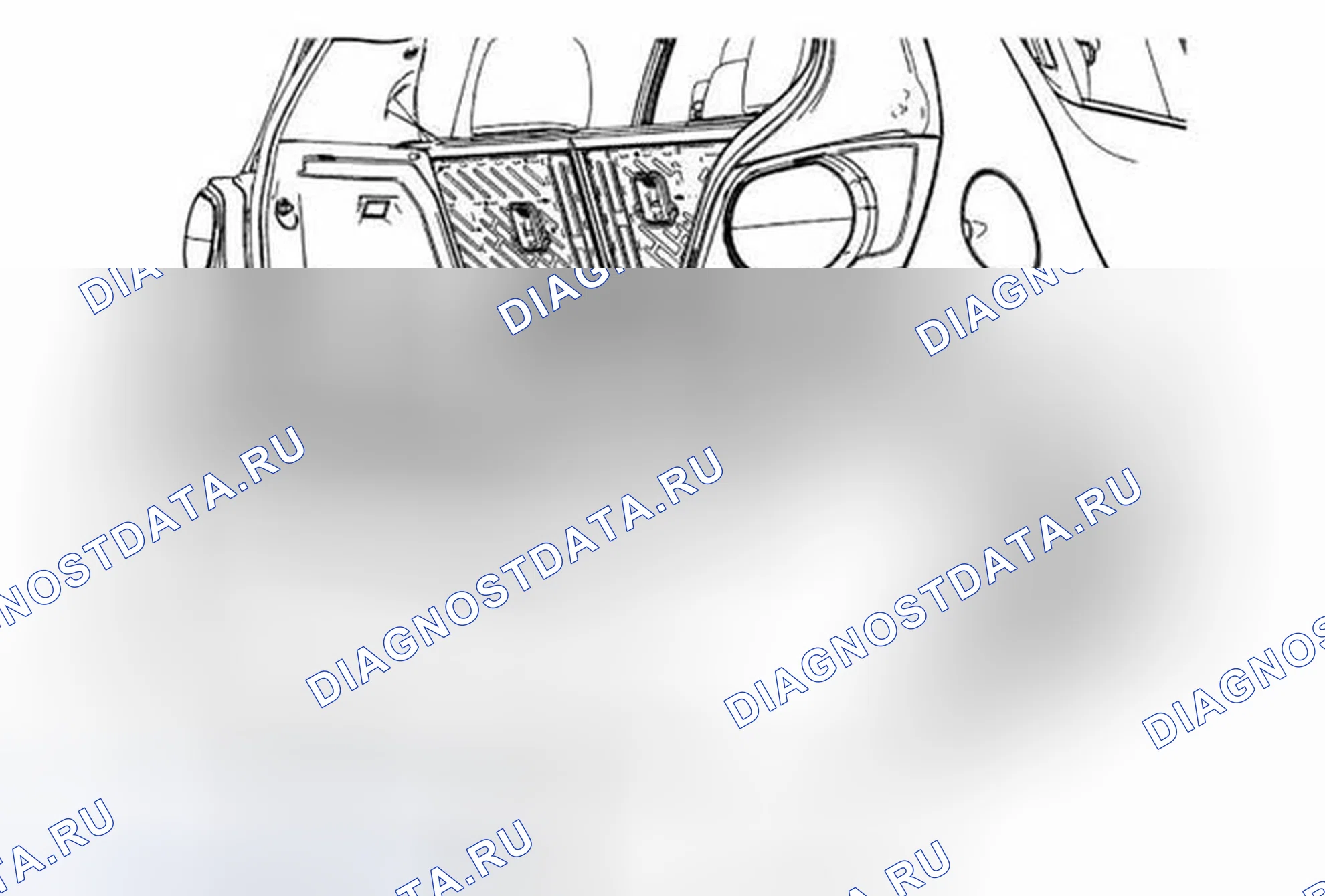 Рис. 17: Замена задней бампера Fascia (хэтчбек). Chevrolet Sonic I