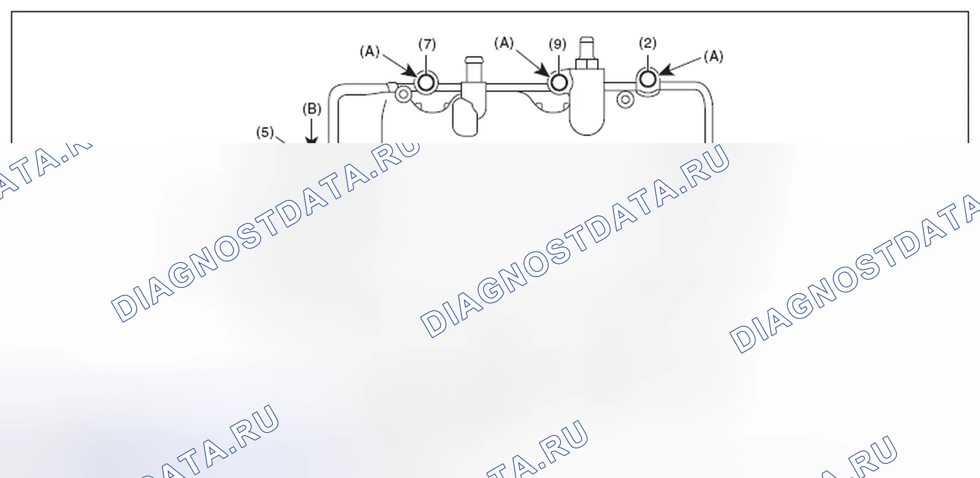 Рис. 509: ДЕМОНТАЖ. Subaru Outback BR рестайлинг
