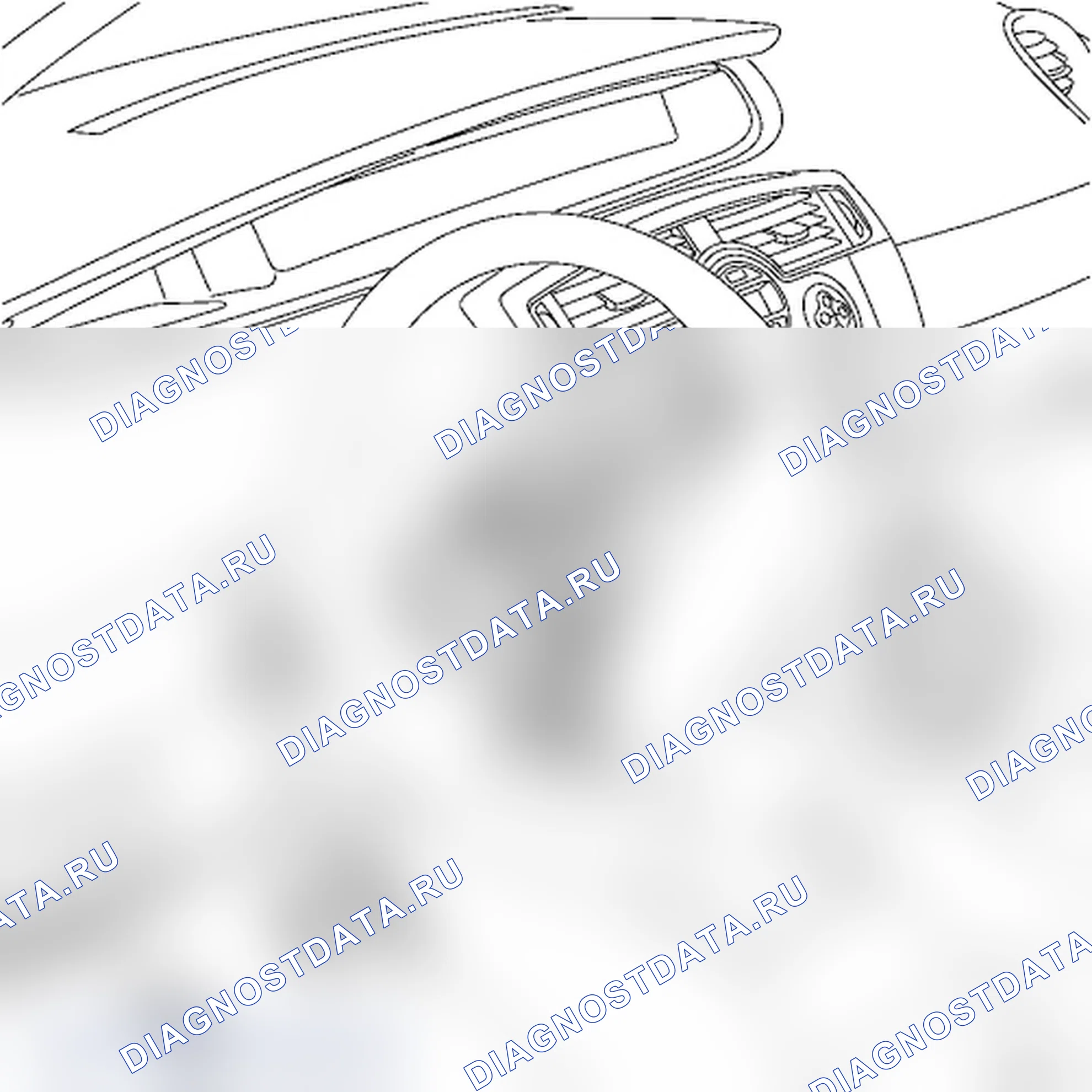 Подушка безопасности водителя. Renault Scenic II