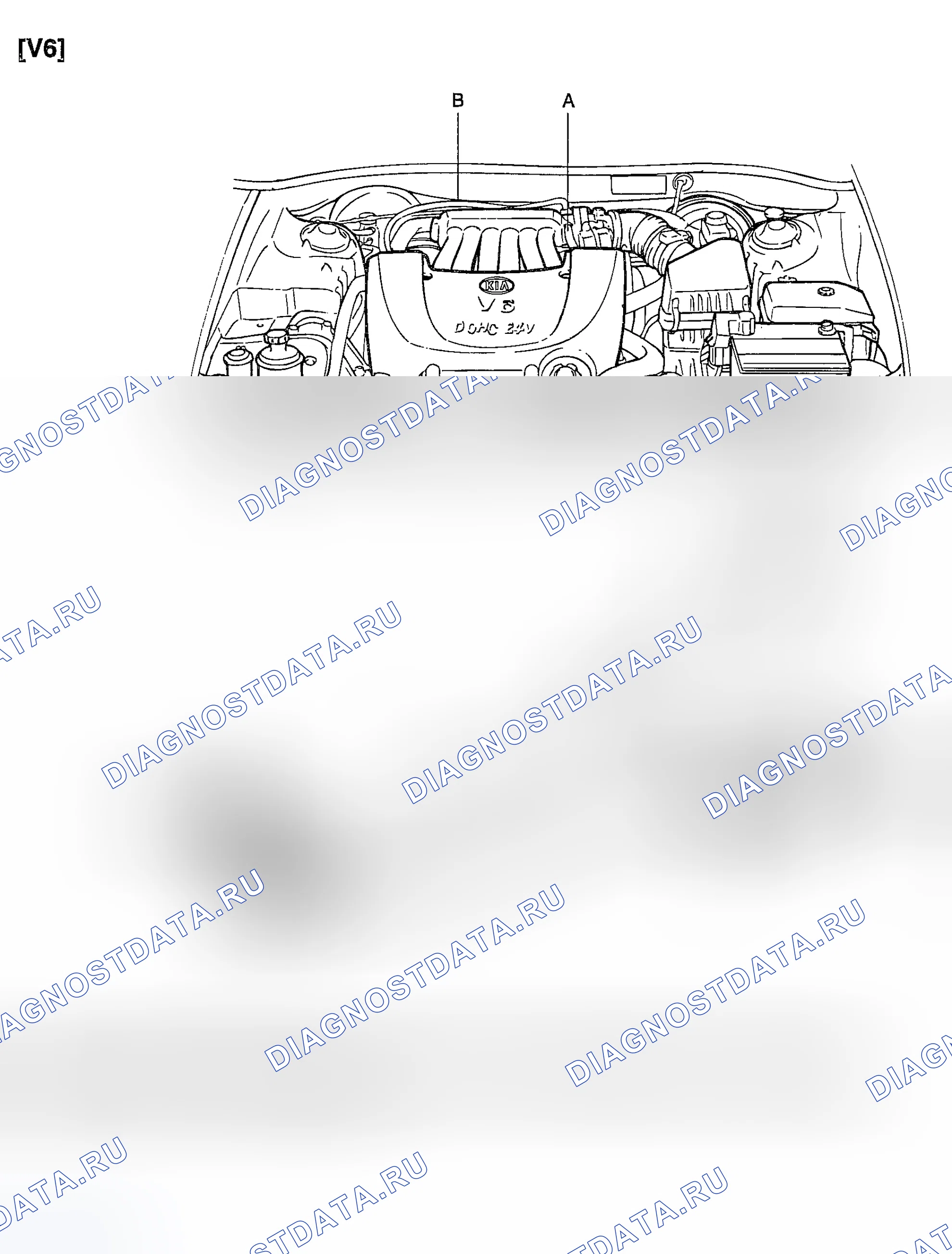 Рис. 14: 2.7L V6. Kia Magentis I рестайлинг