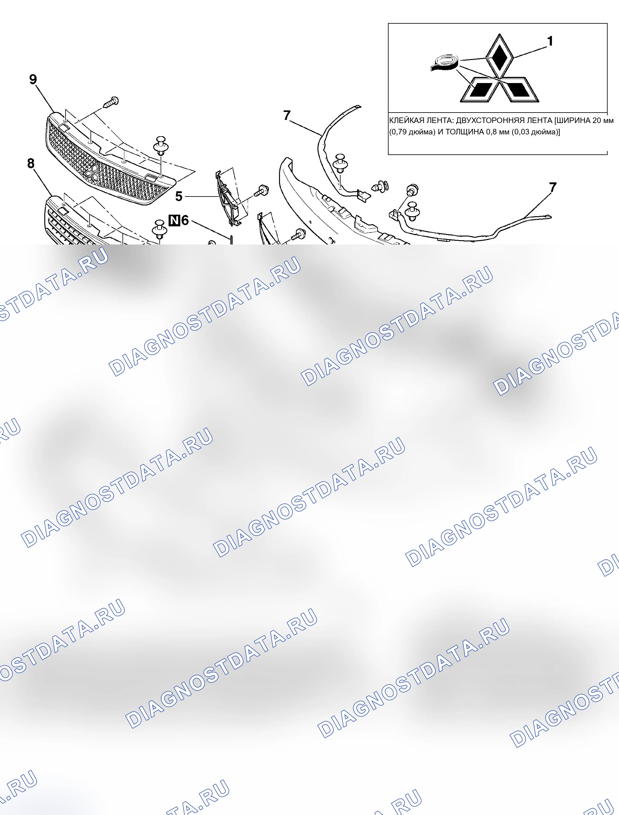 Рис. 2: РАЗБОРКА И СБОРКА. Mitsubishi Lancer Evolution IX