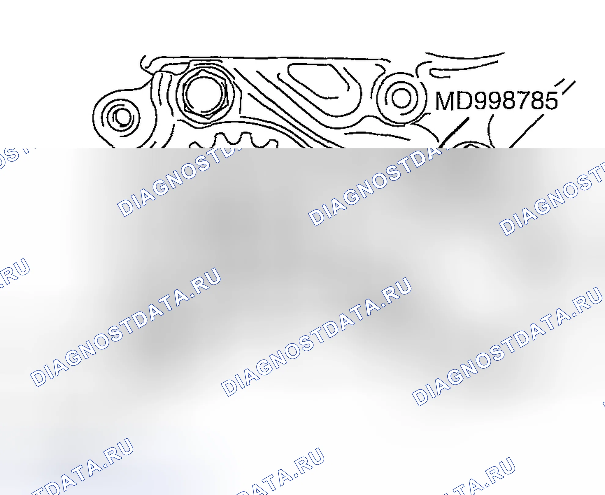 Рис. 159: > > E < < УСТАНОВКА ЗВЕЗДОЧКИ ВАЛА ПРОТИВОВЕСА. Mazda MX-30 I
