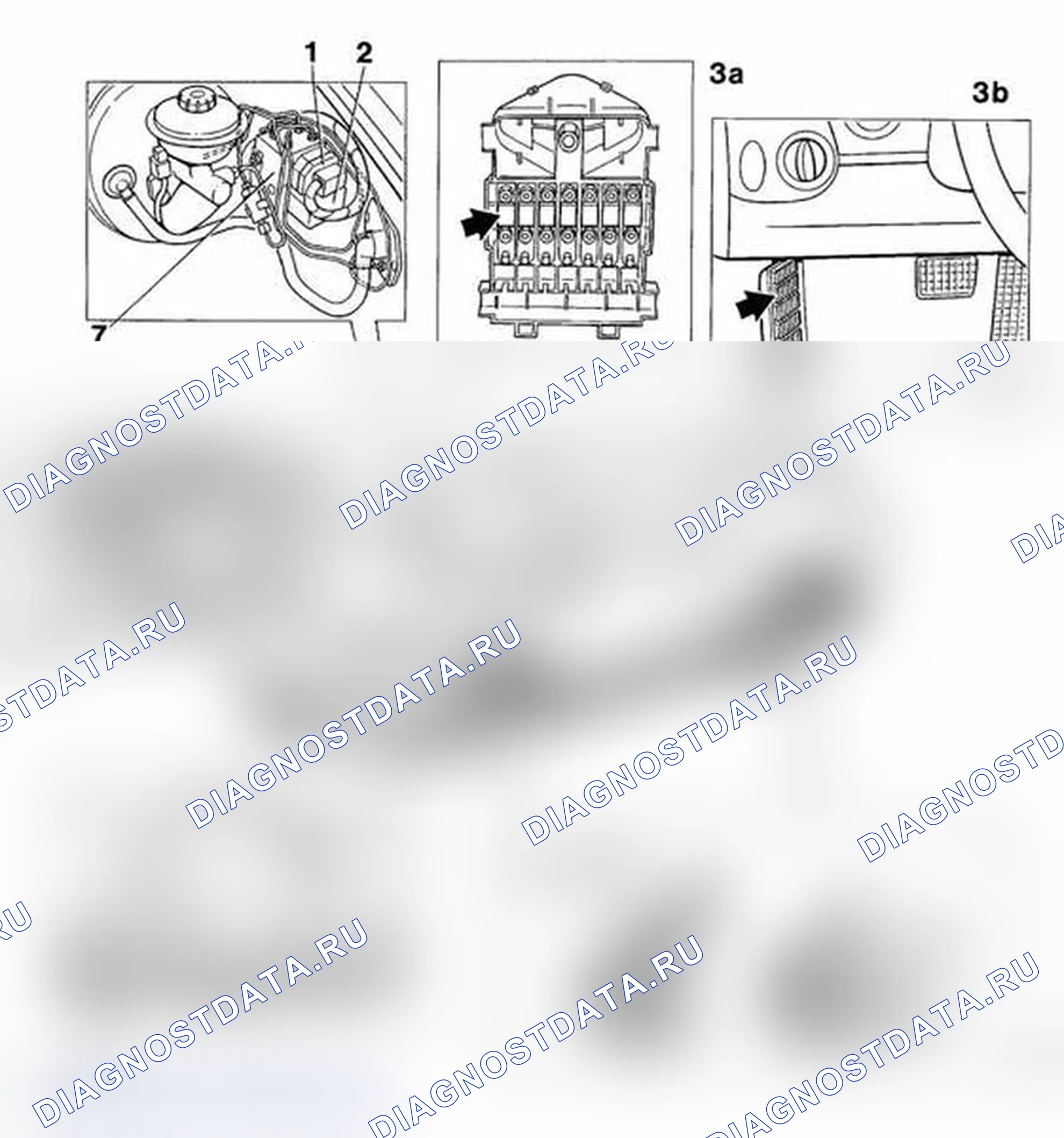 Рис. 87: Компоновка компонентов (ABS 5.3 и ABS/TC 5.3). Porsche 911 GT3 996 рестайлинг