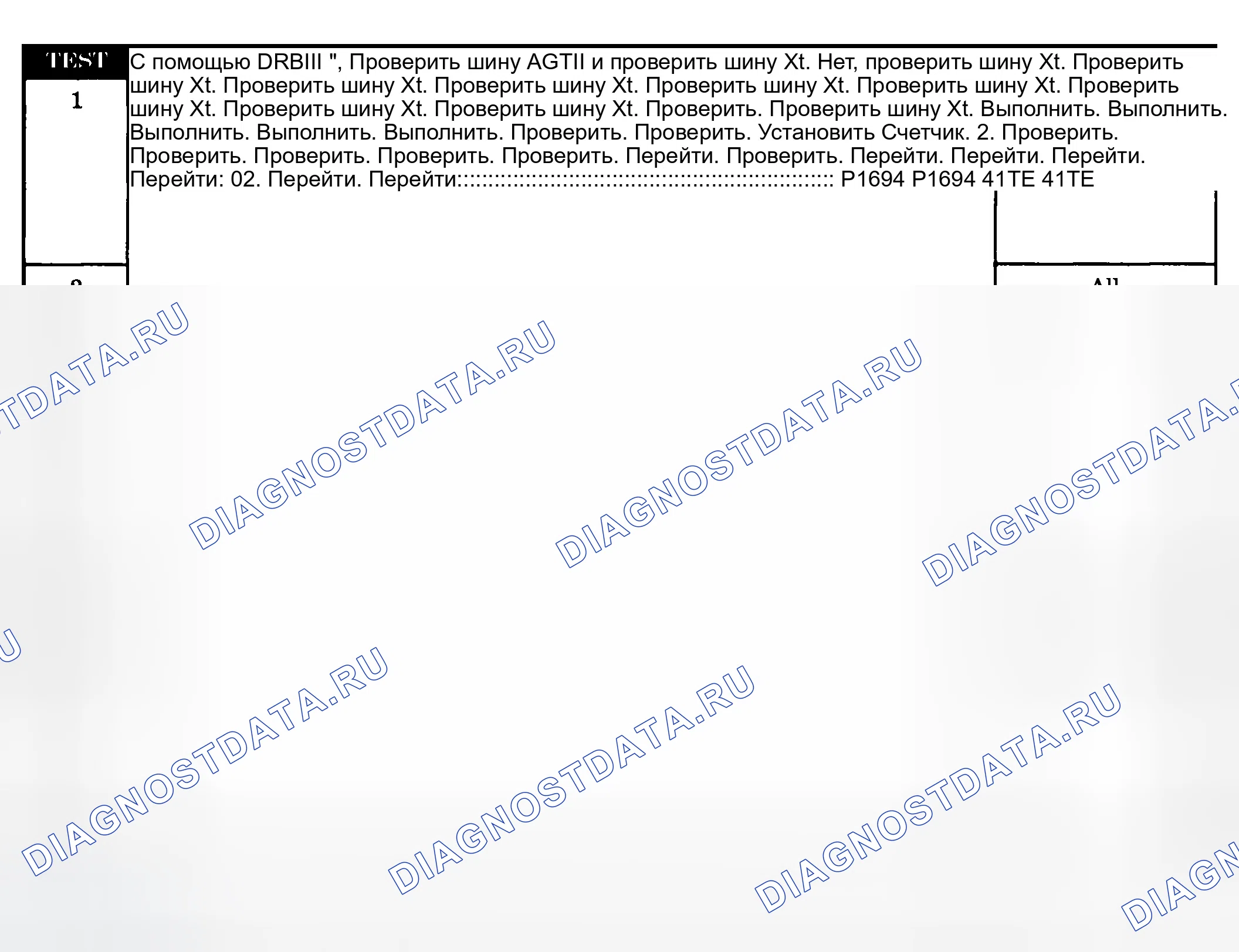 Рис. 579: Диагностические процедуры. Dodge Grand Caravan IV