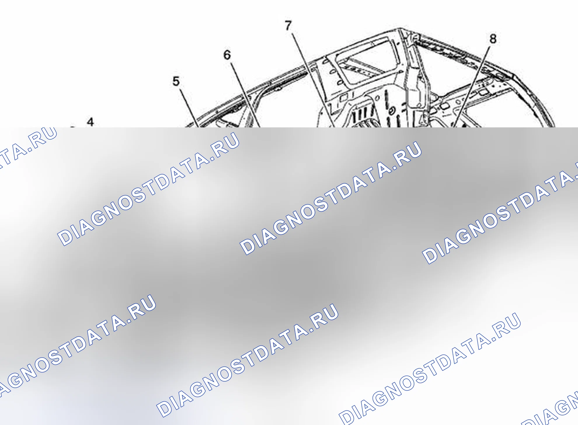 Рис. 78: Нижняя часть тела. Kia Sorento IV рестайлинг