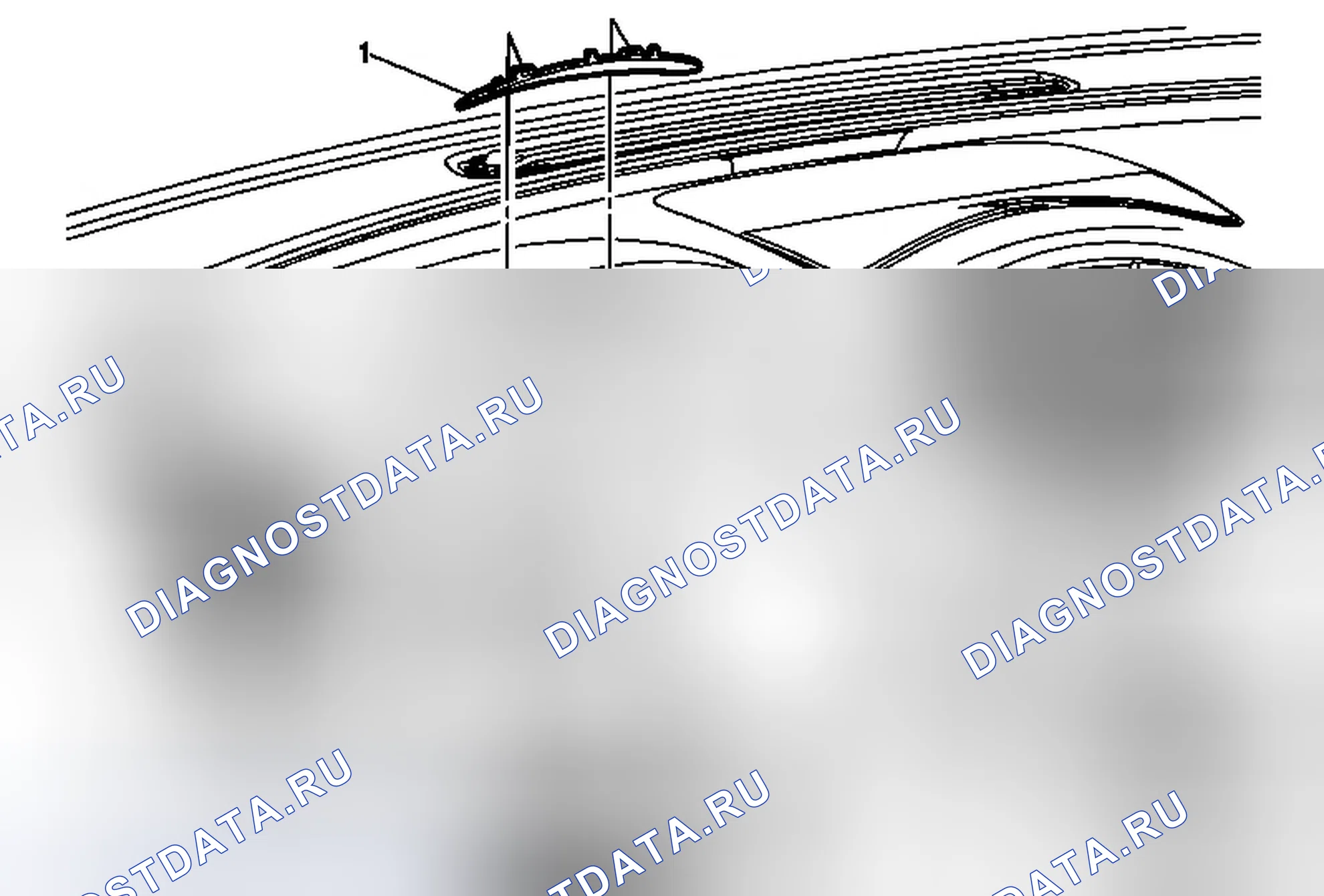 Рис. 181: Замена крышки обрезной пластины кластера приборной панели (анклав). GMC Acadia I рестайлинг