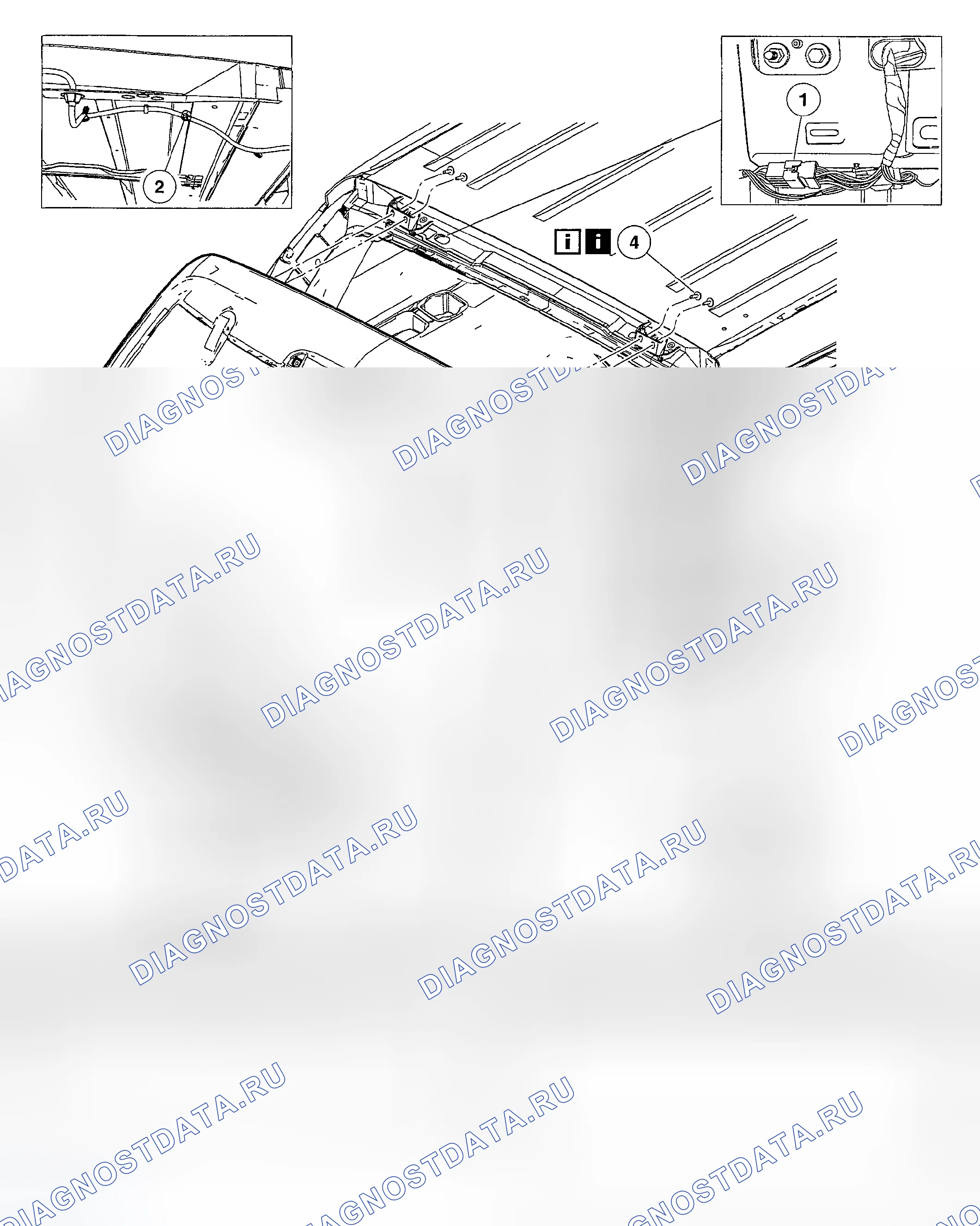 Рис. 98: Демонтаж и монтаж. Ford Explorer III
