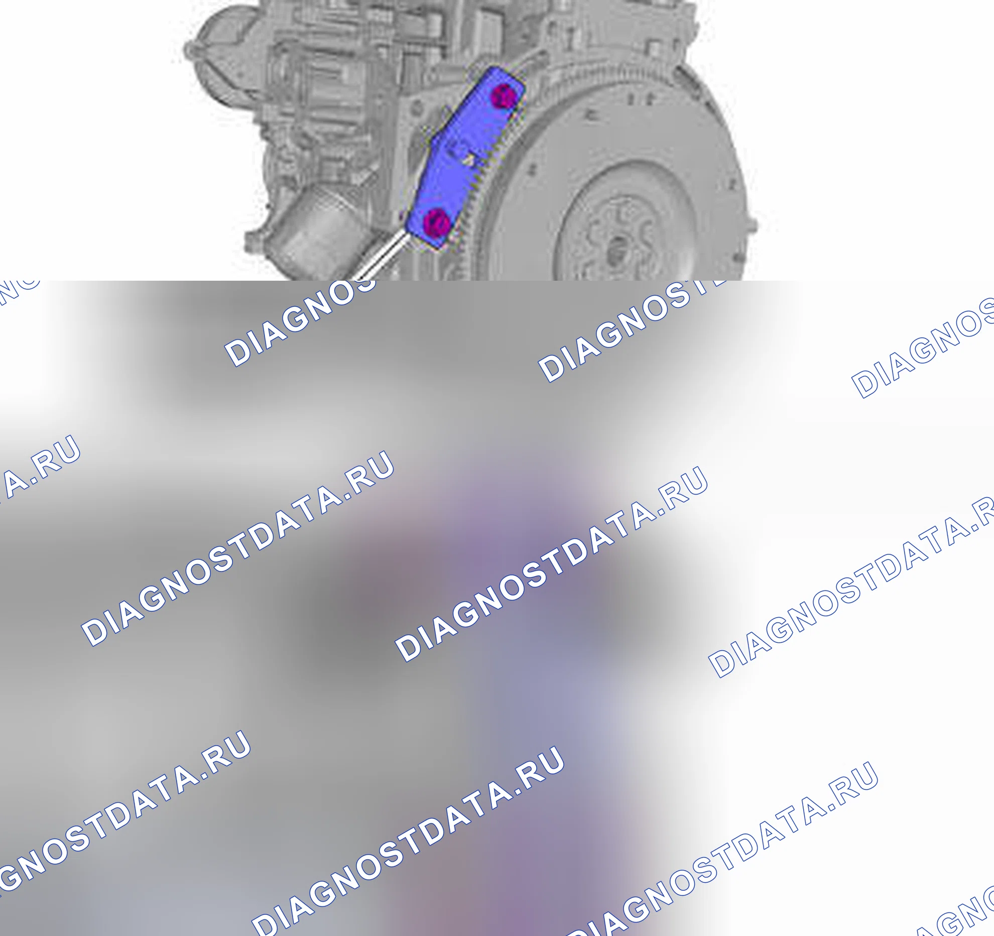 Рис. 4: ДЕМОНТАЖ. Volvo V70 III