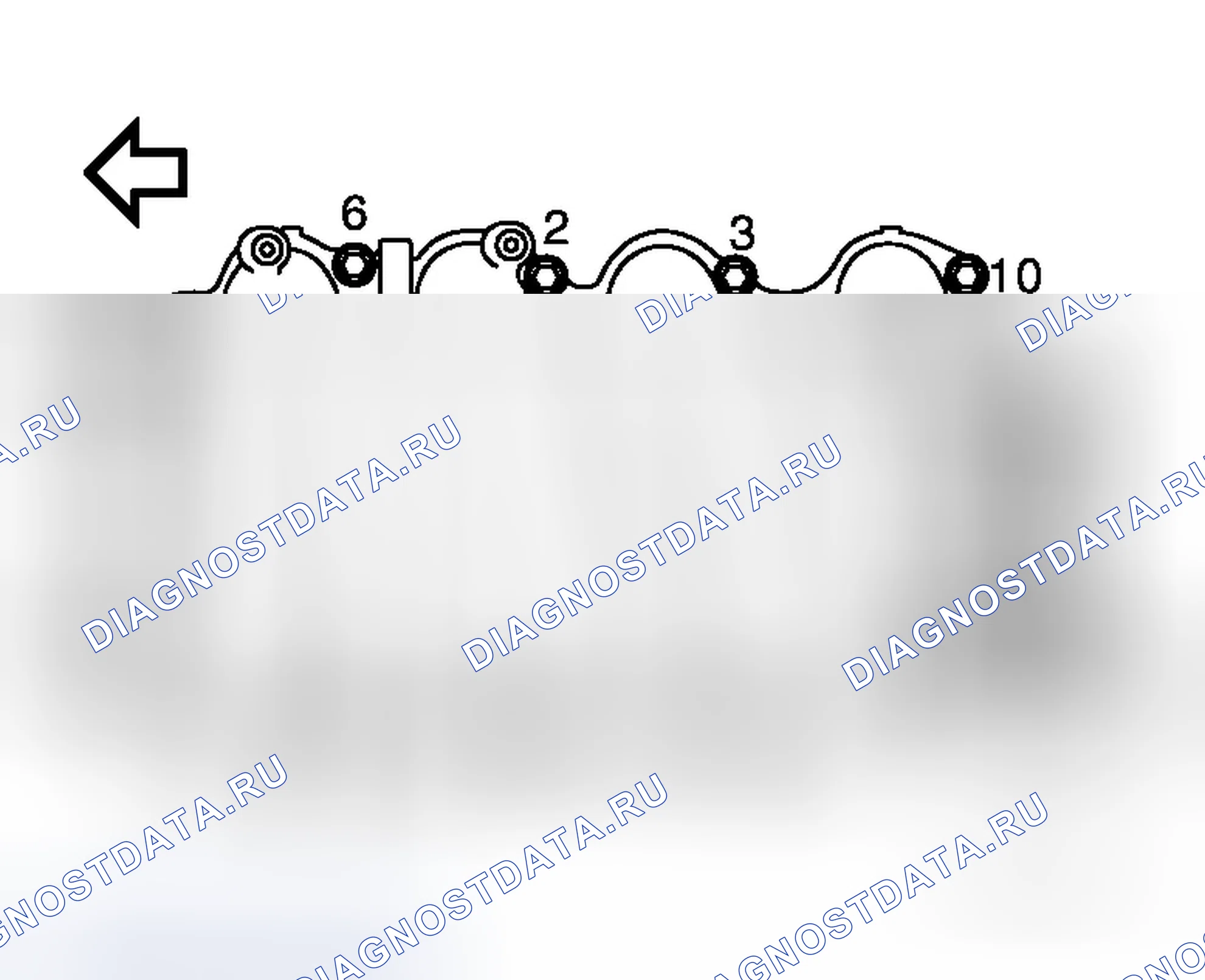 Рис. 146: Впускной коллектор (верхний). Infiniti M45 III